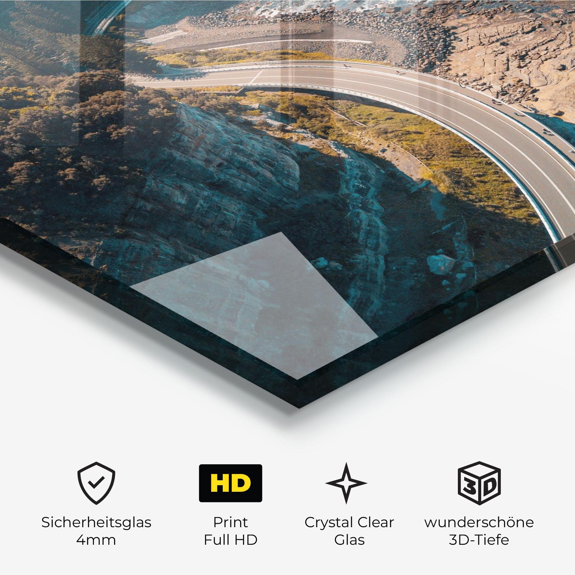 Glasbild Australia Road mockup 3