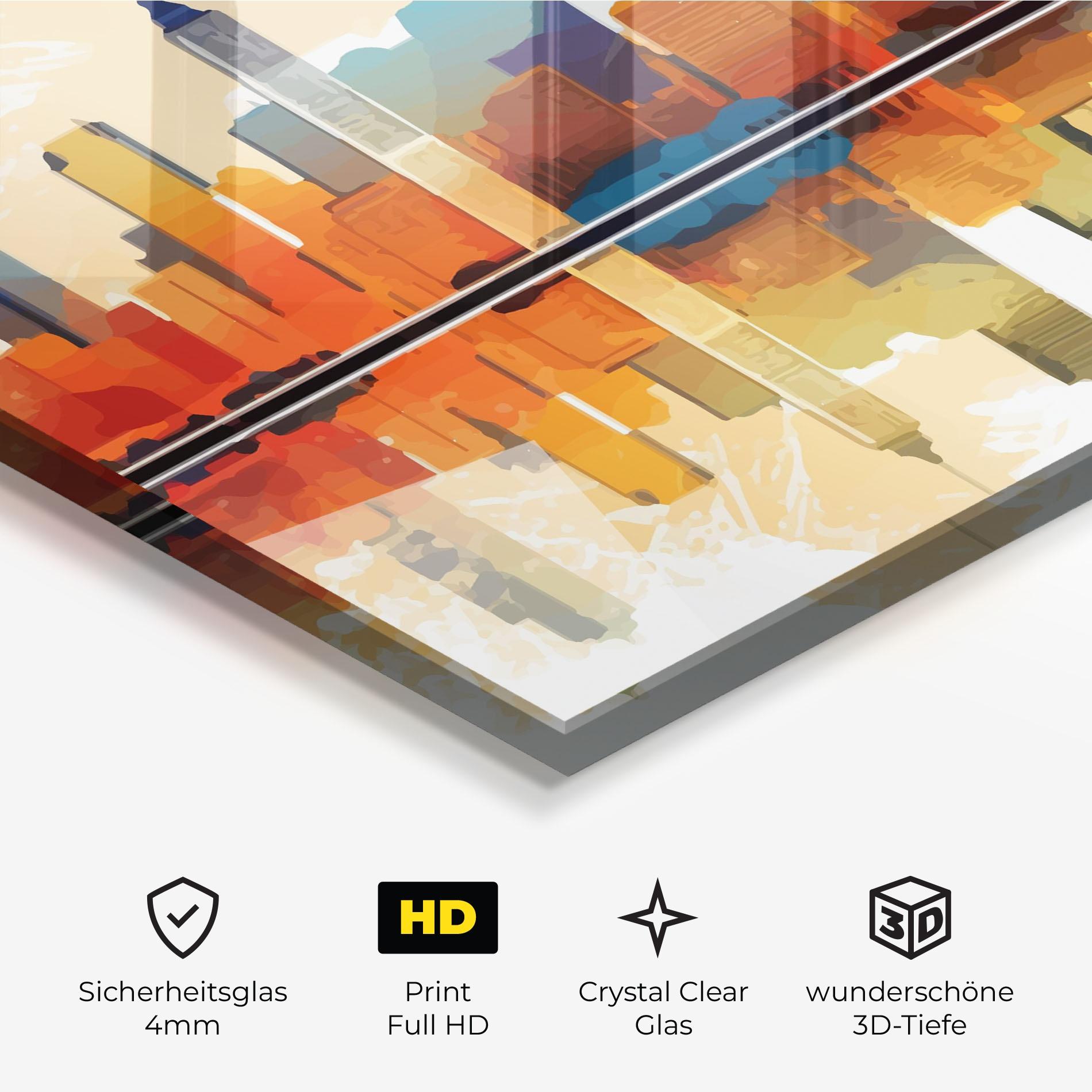 Glasbild Australian River mockup 3