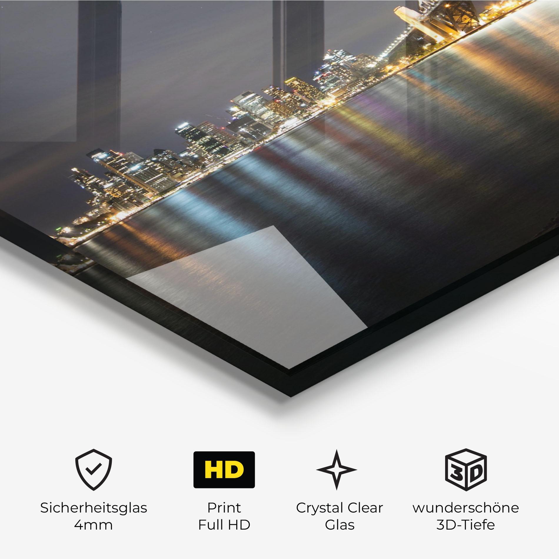 Glasbild Harbour Bridge mockup 3