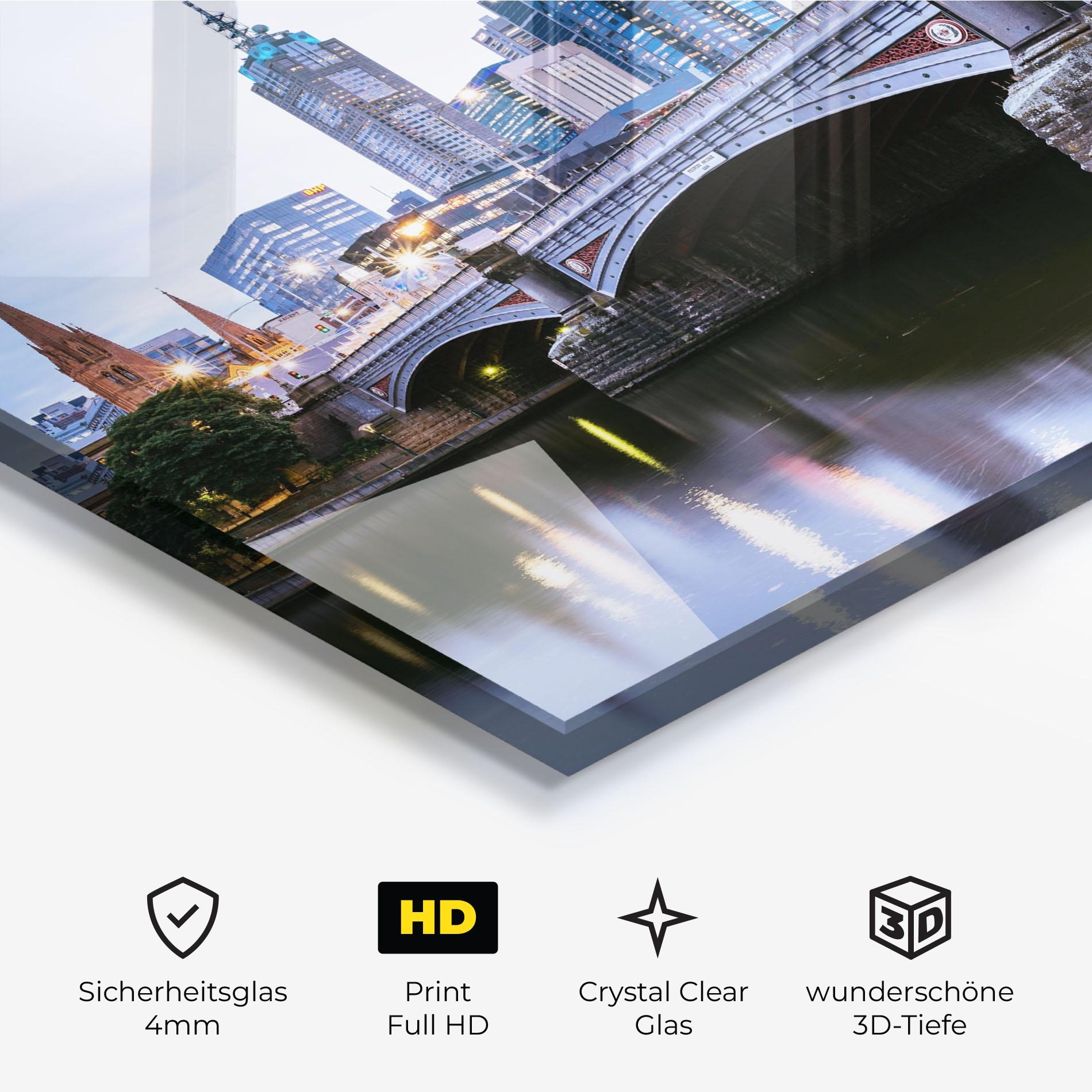 Glasbild Yarra River mockup 3