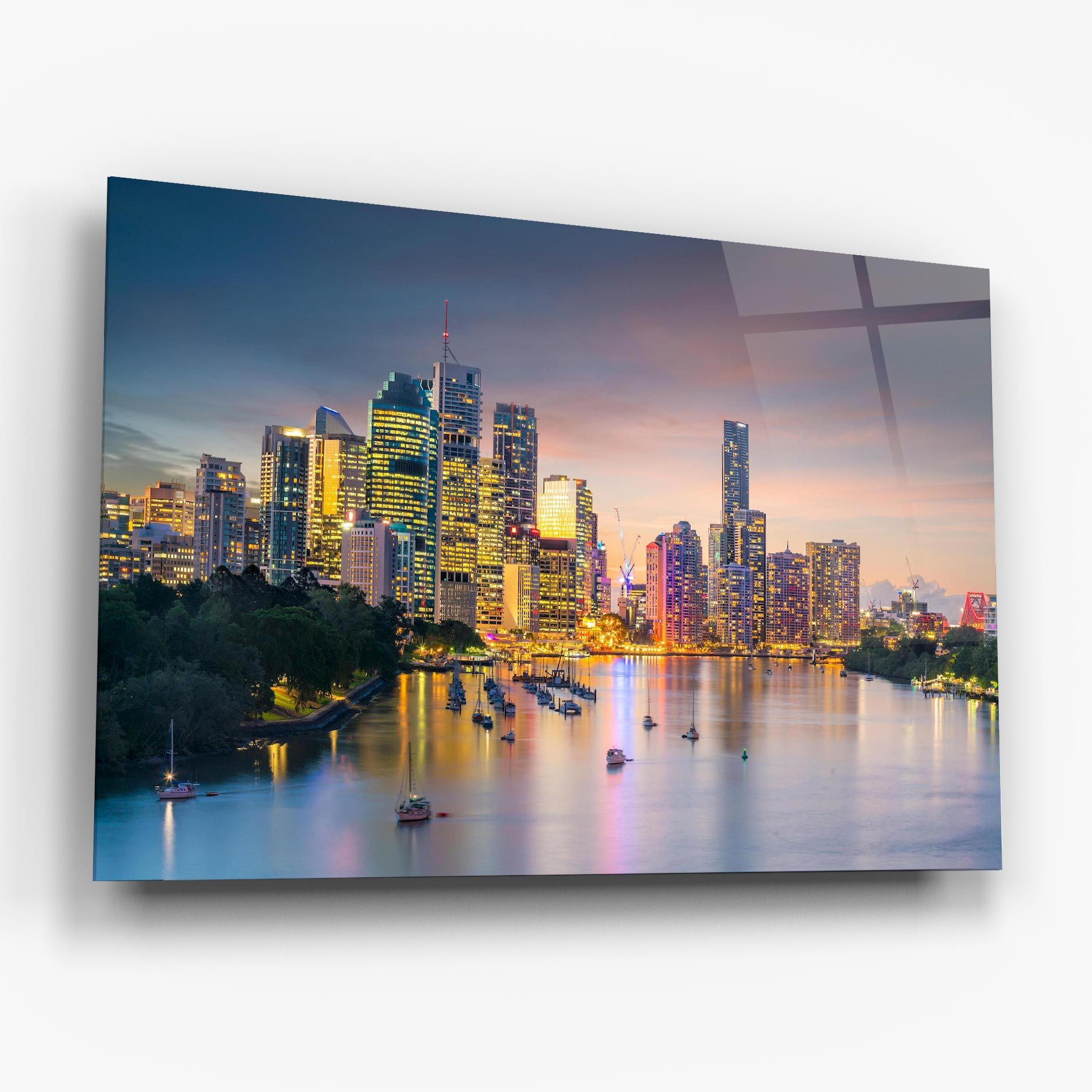 Brisbane City Skyline mockup 6