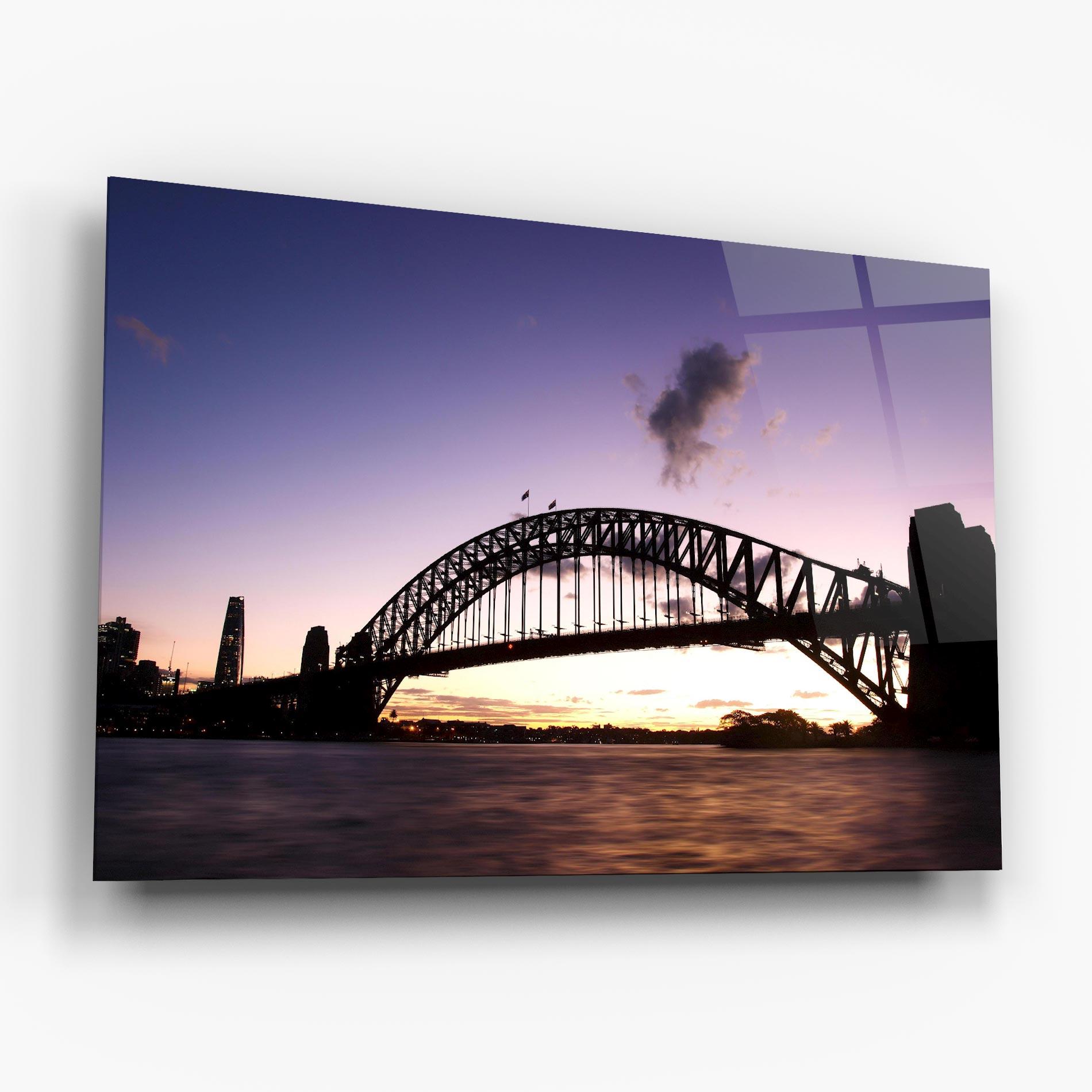 Glasbild Purple Sky Sydney mockup 6