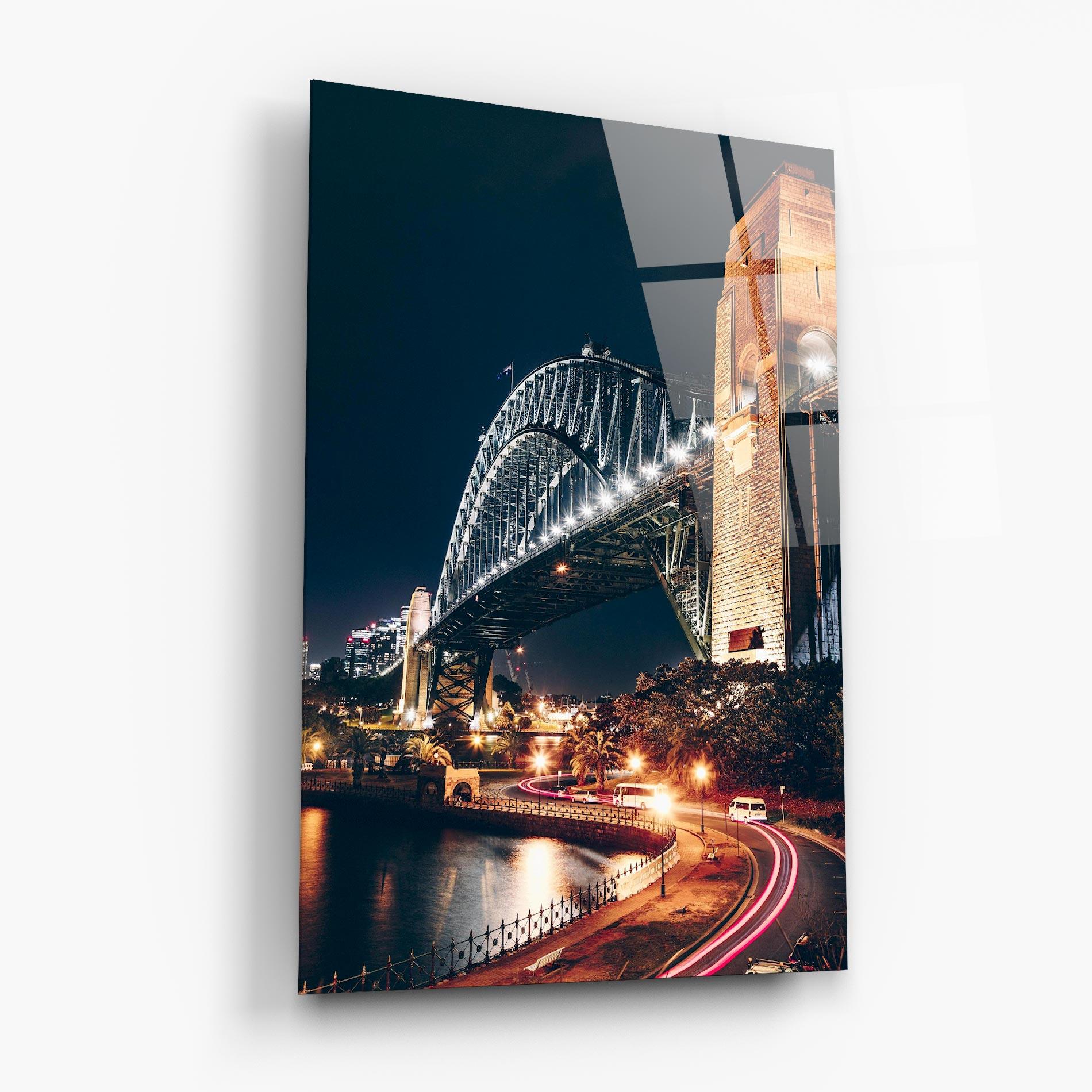 Glasbild Sydney Harbour Bridge mockup 6
