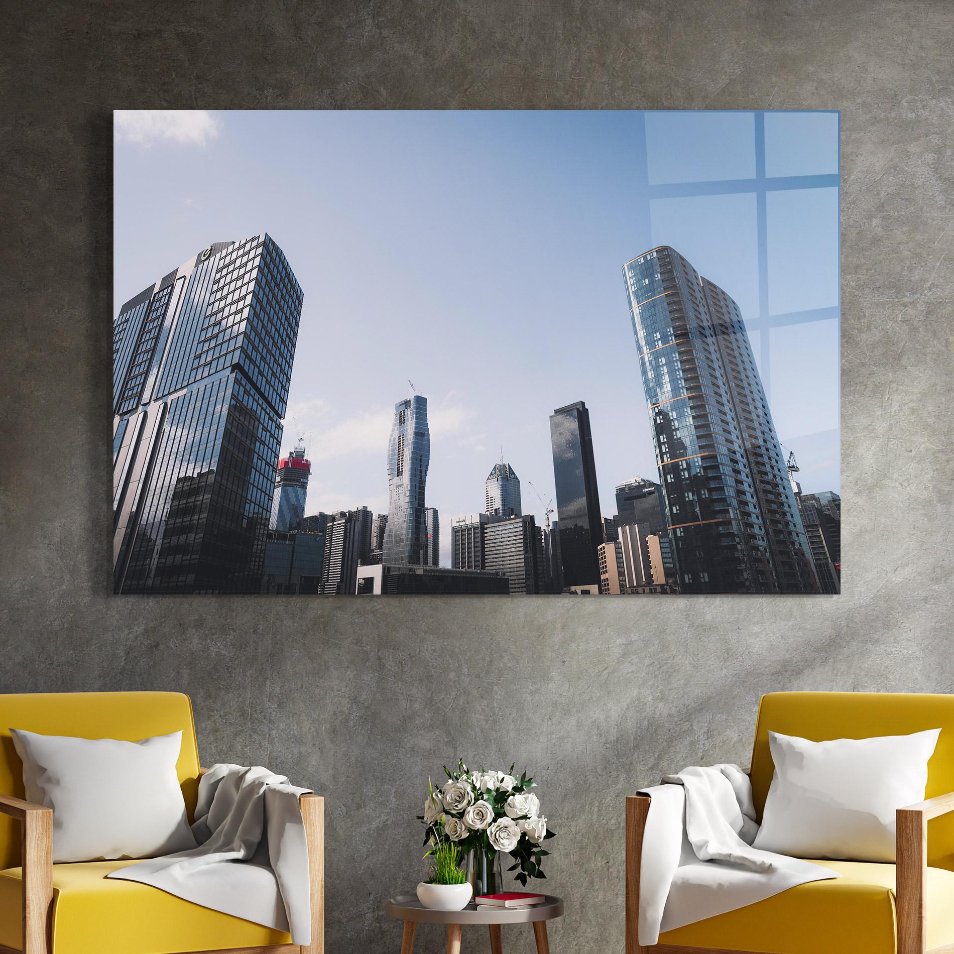 Glasbild Business Building mockup 4