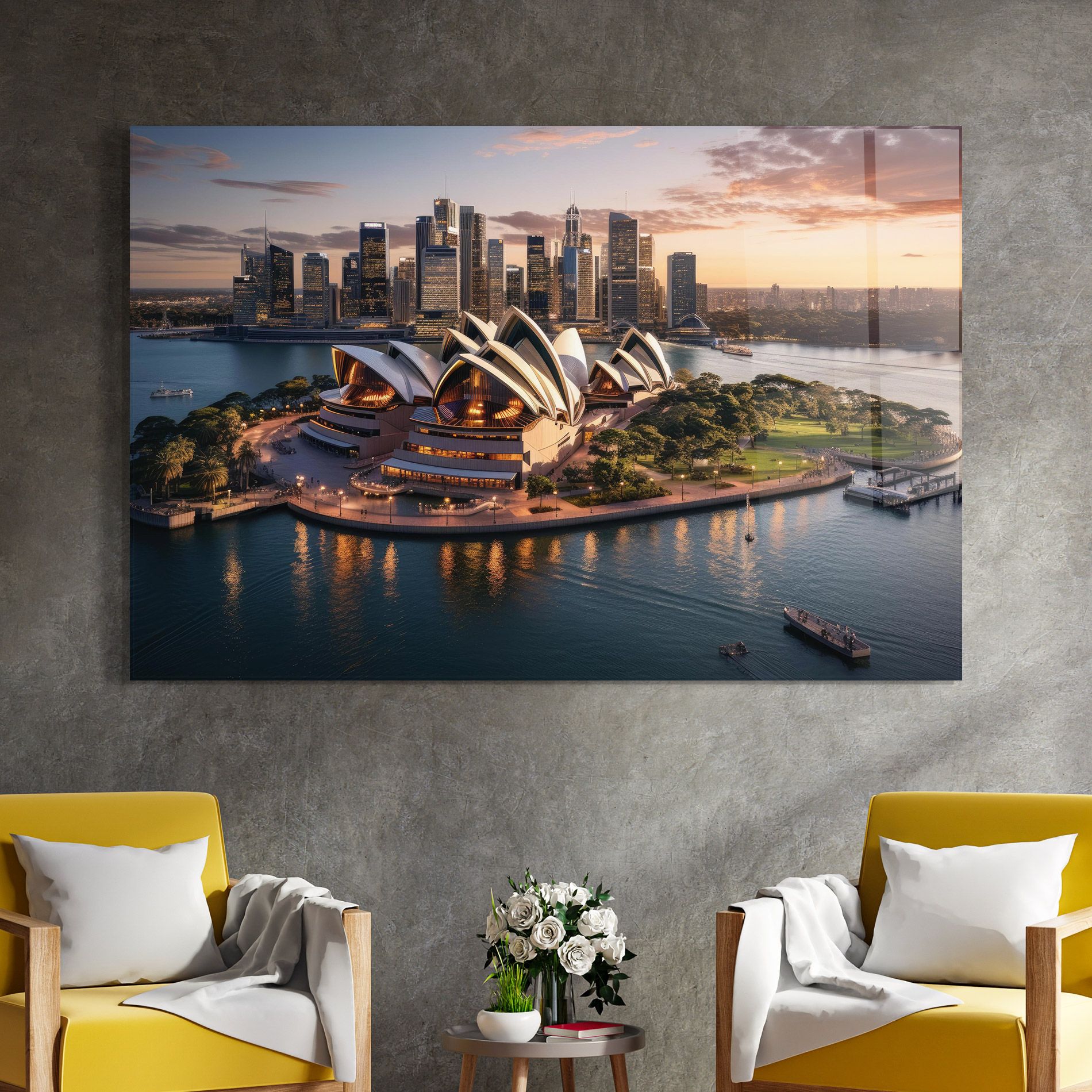 Sydney Australia Sunset mockup 4