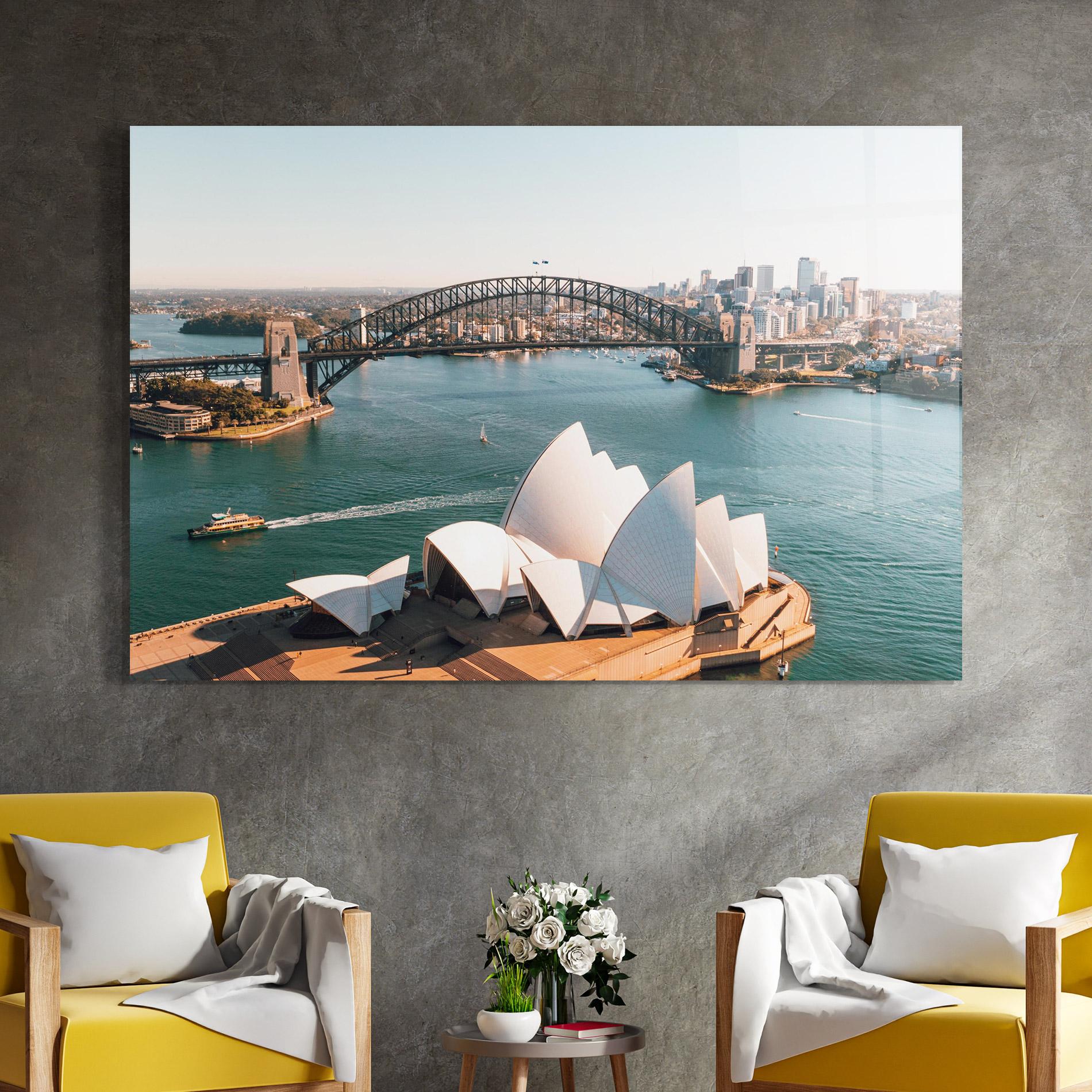 Glasbild Sydney View mockup 4