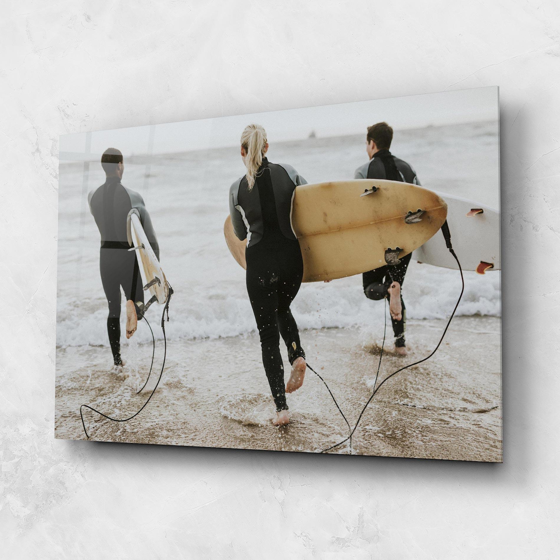 Glasbild Australian Beach mockup 1