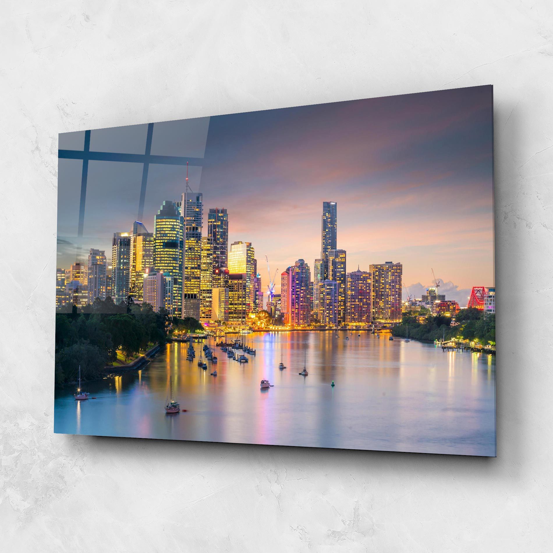 Brisbane City Skyline mockup 1