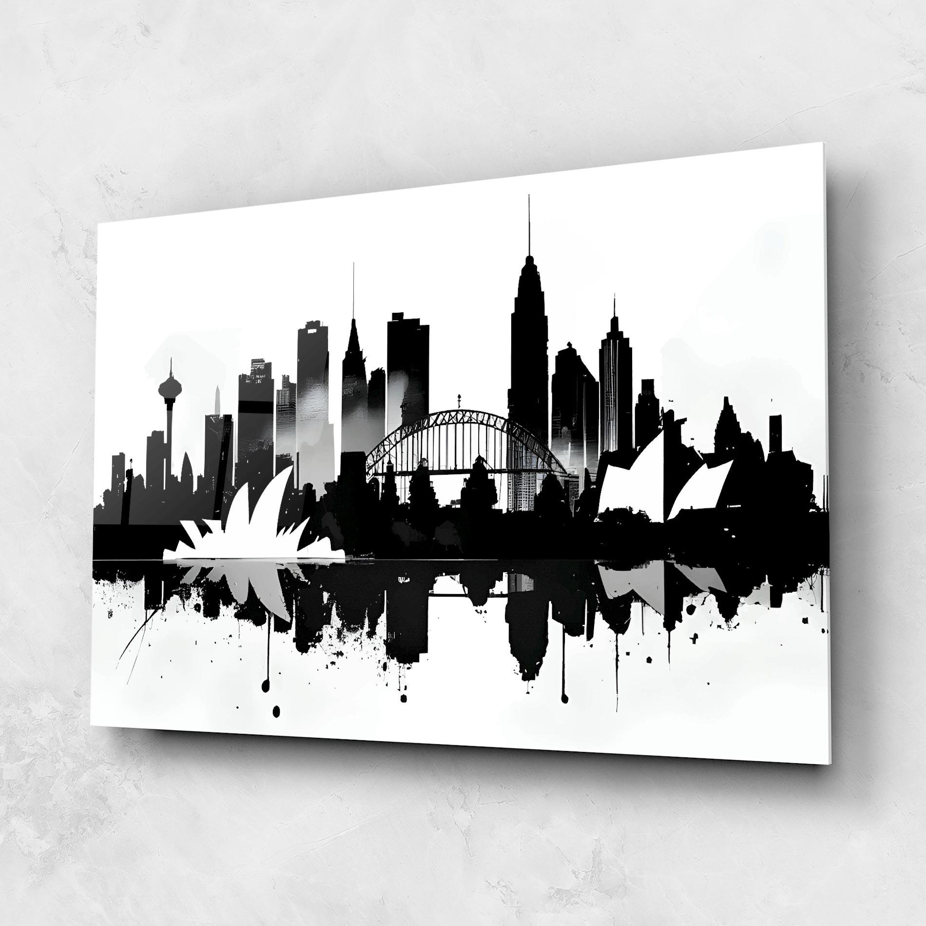 Glasbild Opera House Art mockup 1