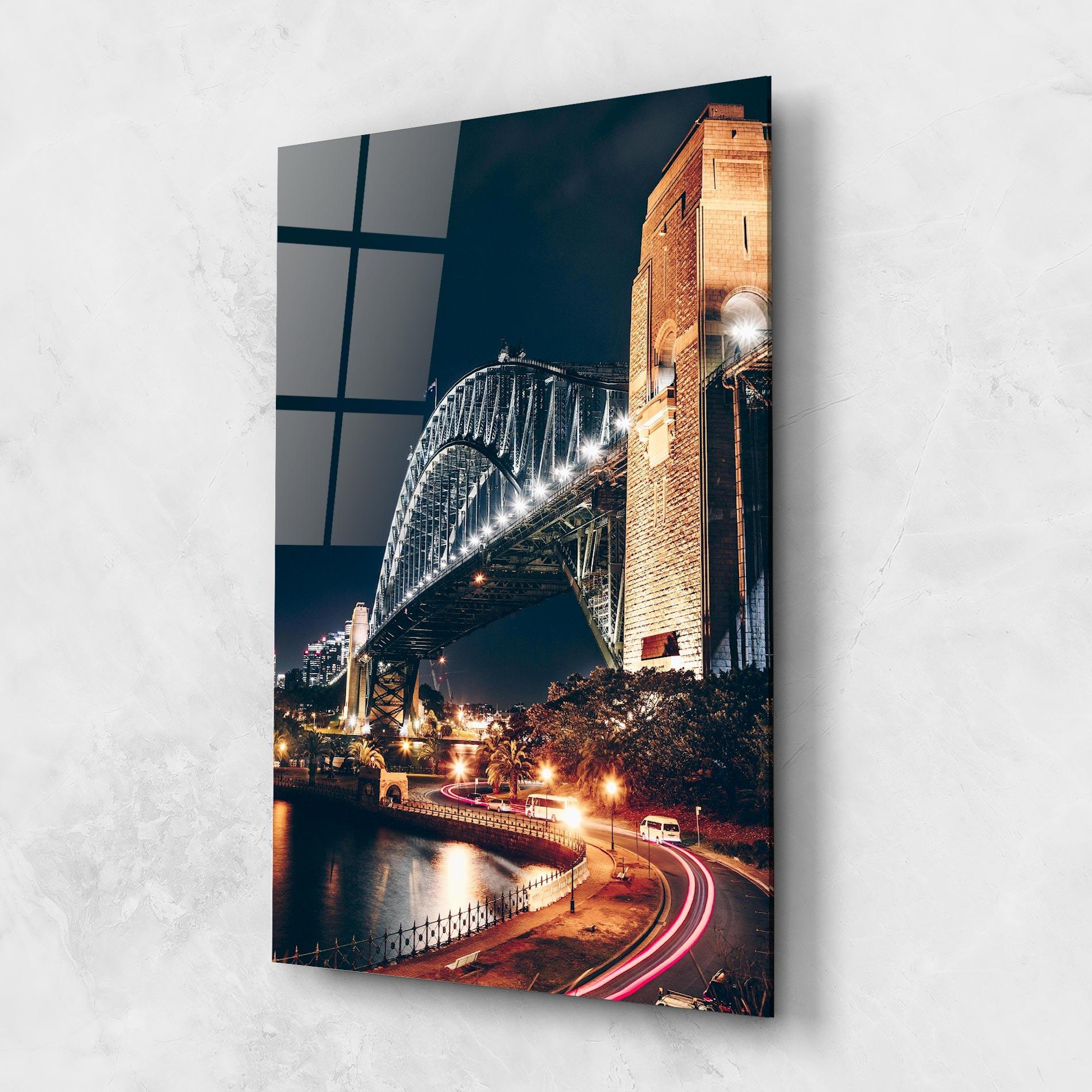 Glasbild Sydney Harbour Bridge mockup 1