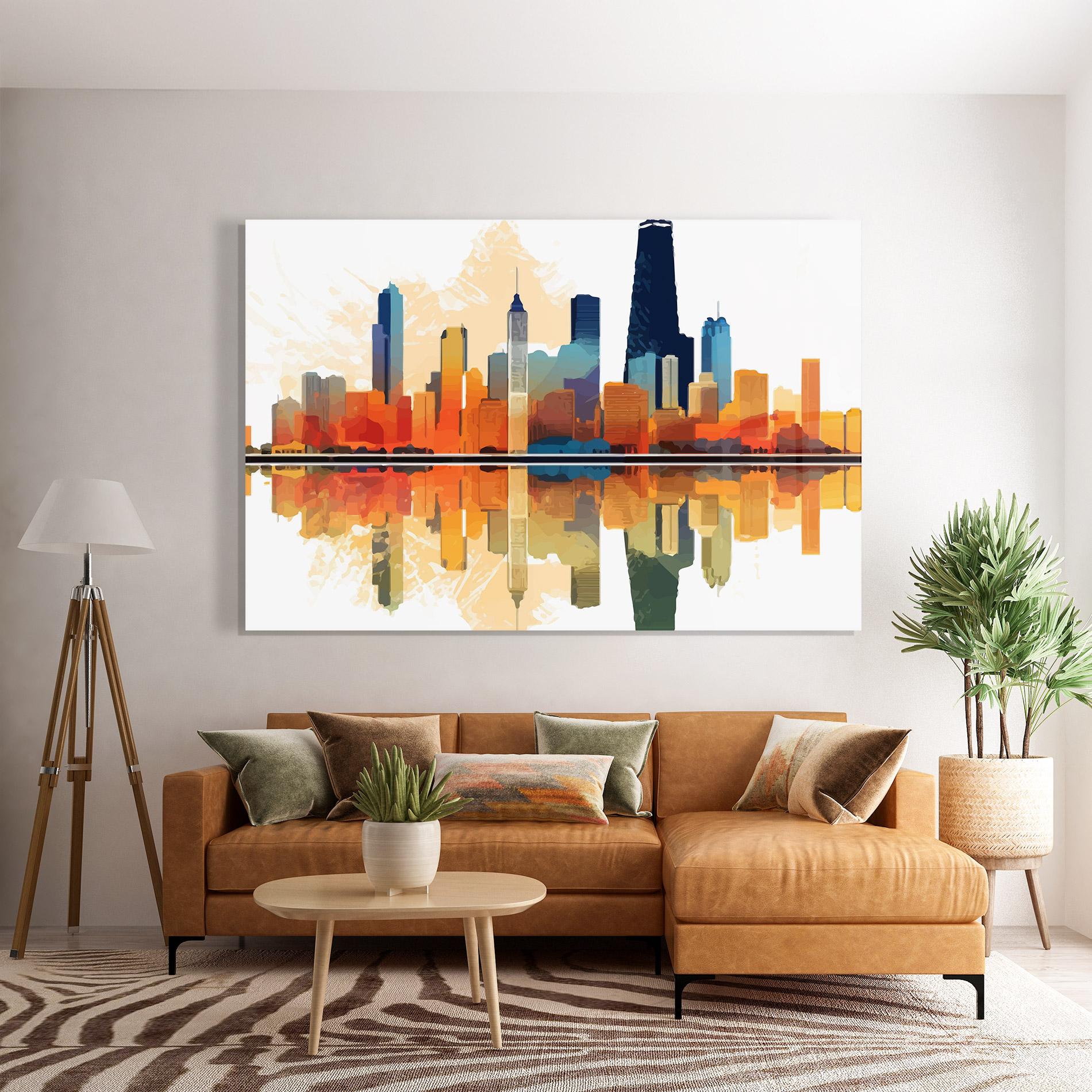 Glasbild Australian River mockup 7