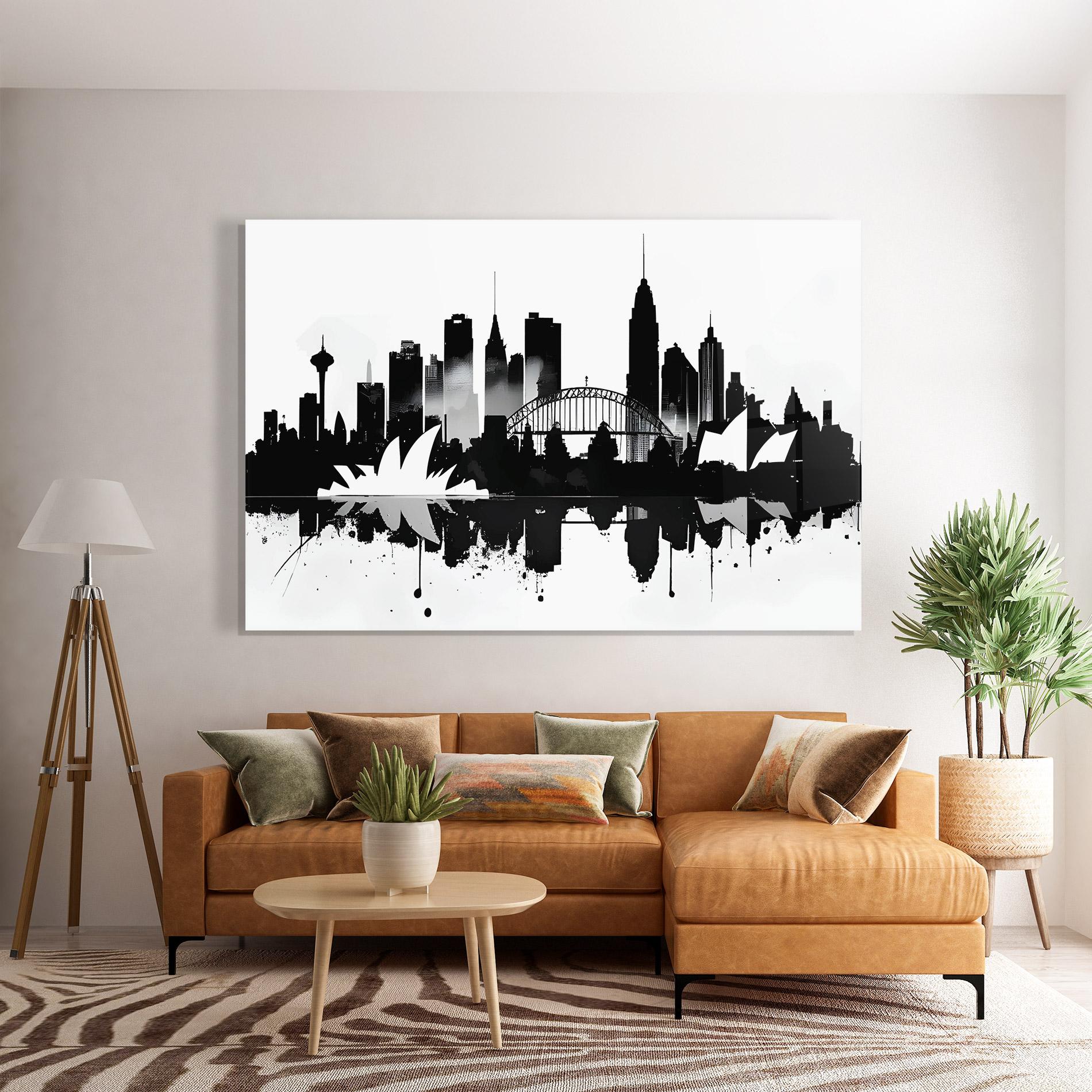 Glasbild Opera House Art mockup 7