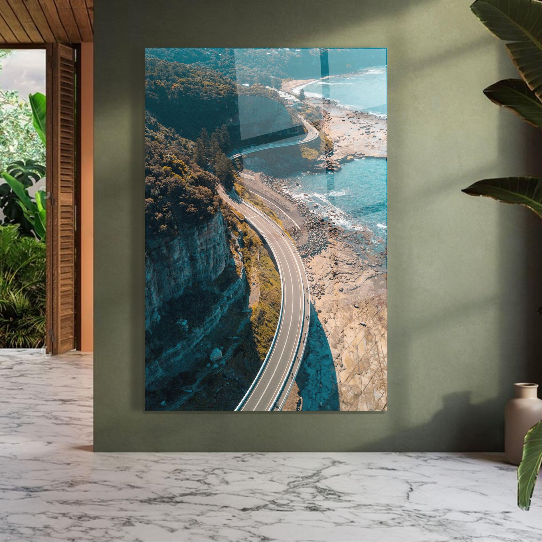Glasbild Australia Road mockup 7