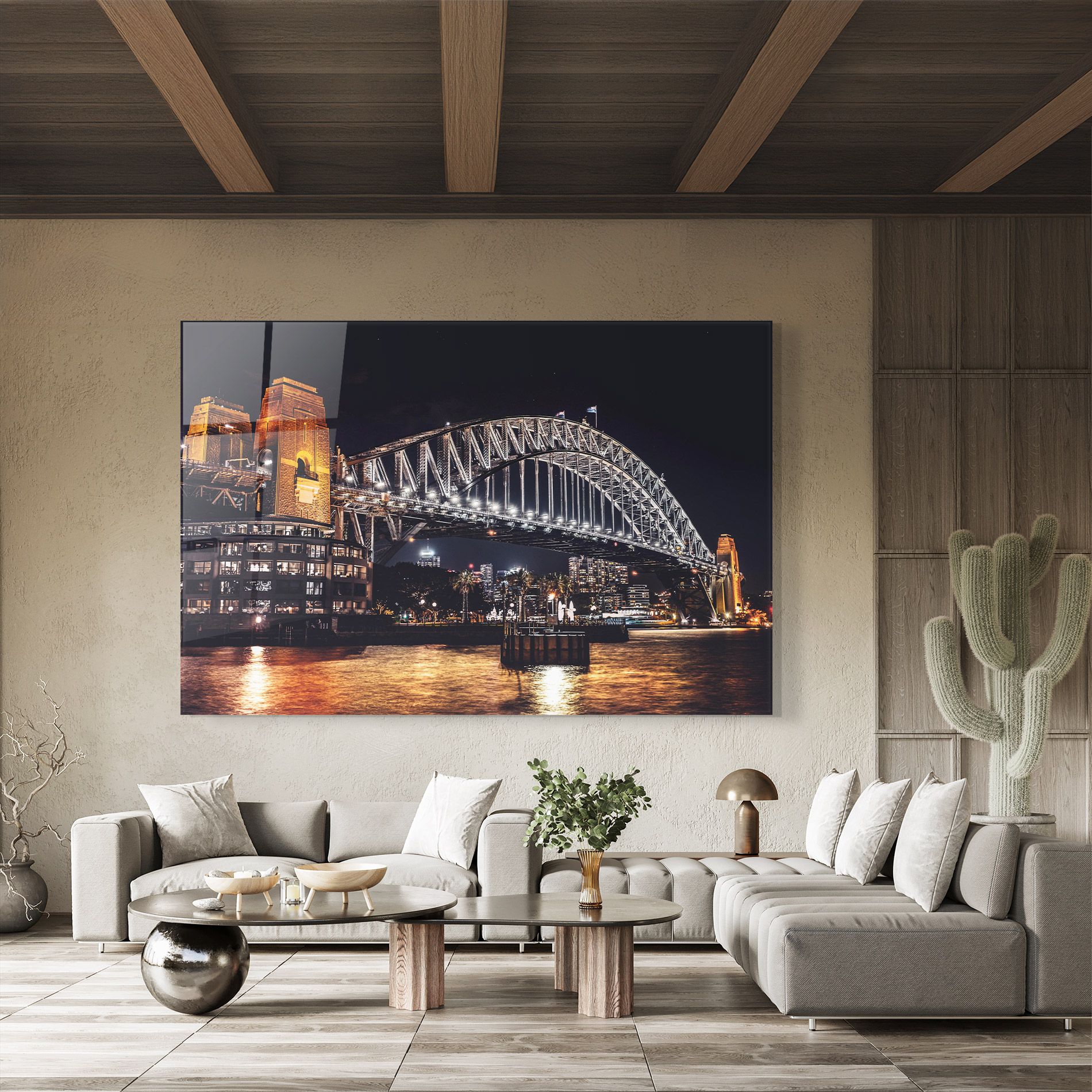 Sydney Night Bridge mockup 8