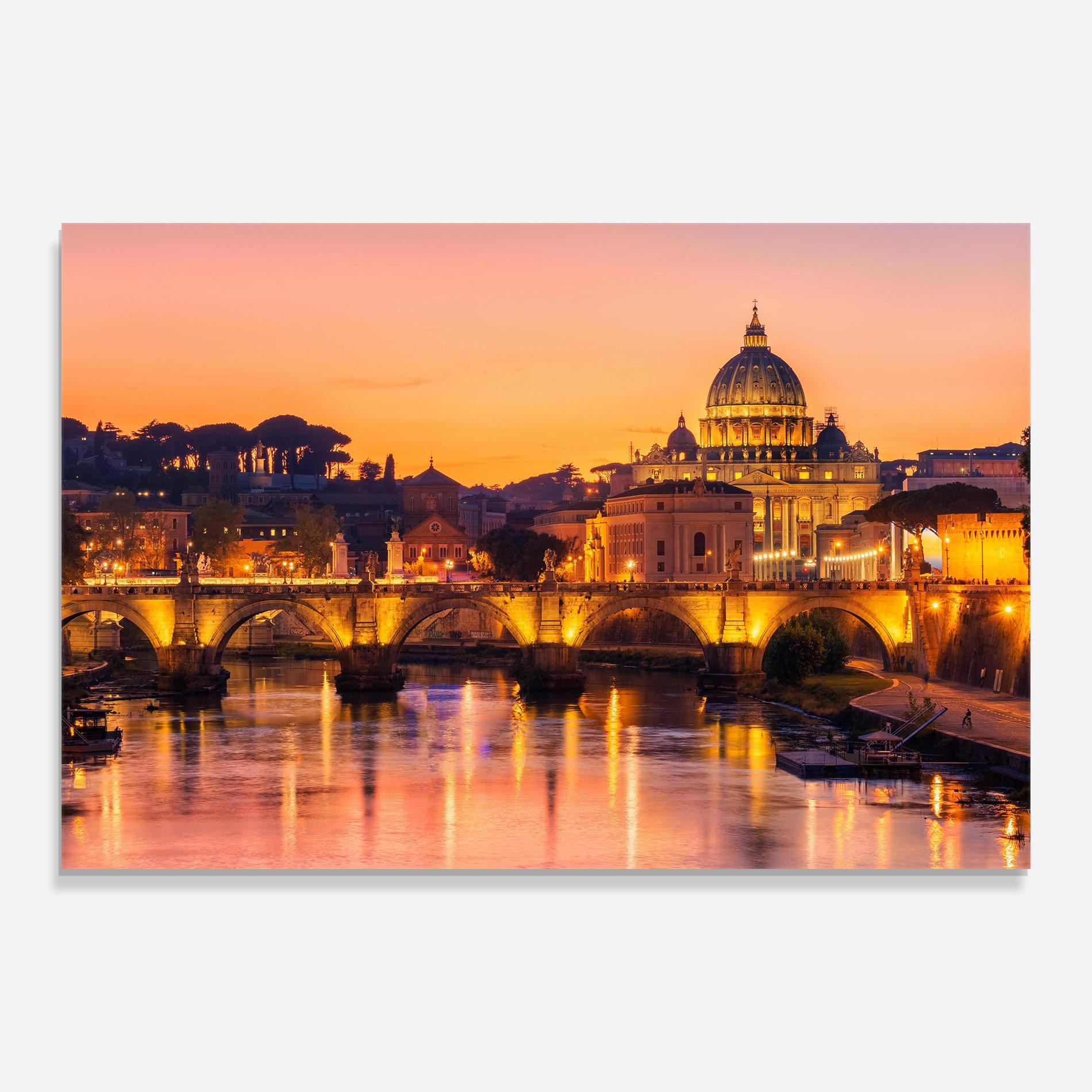 Glasbild St Peter Basilica mockup 0