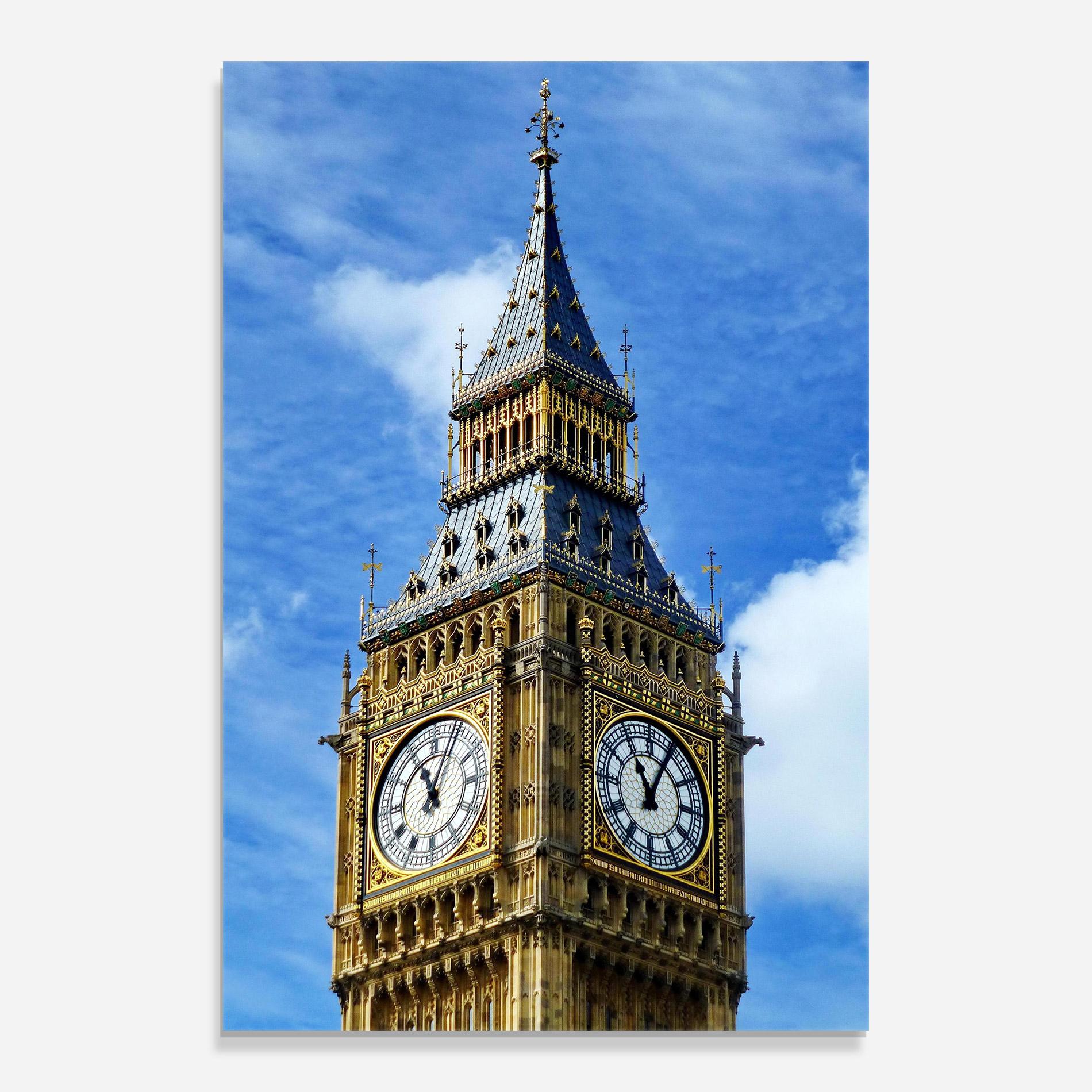 Glasbild Big Ben mockup 0
