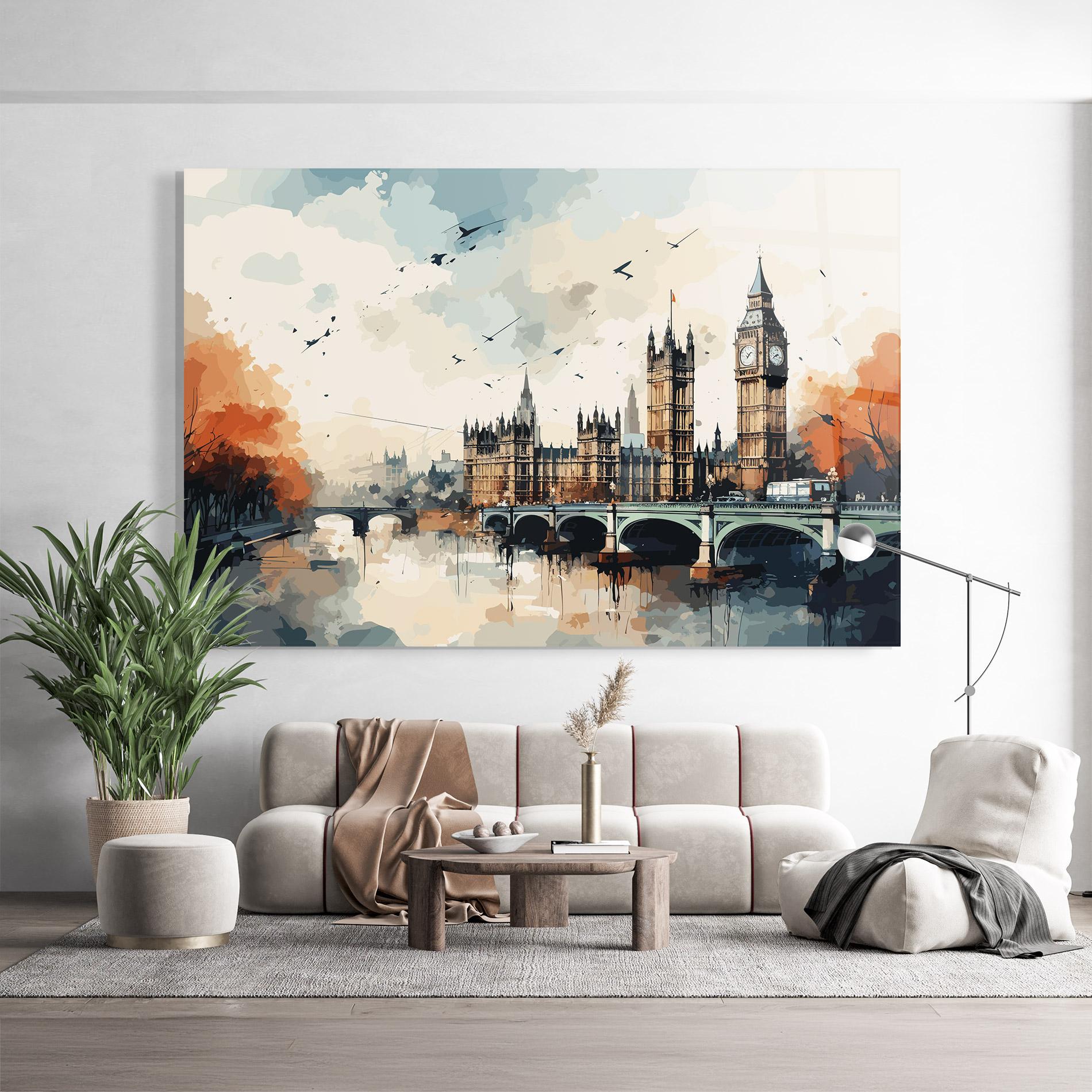 Glasbild England Art mockup 9