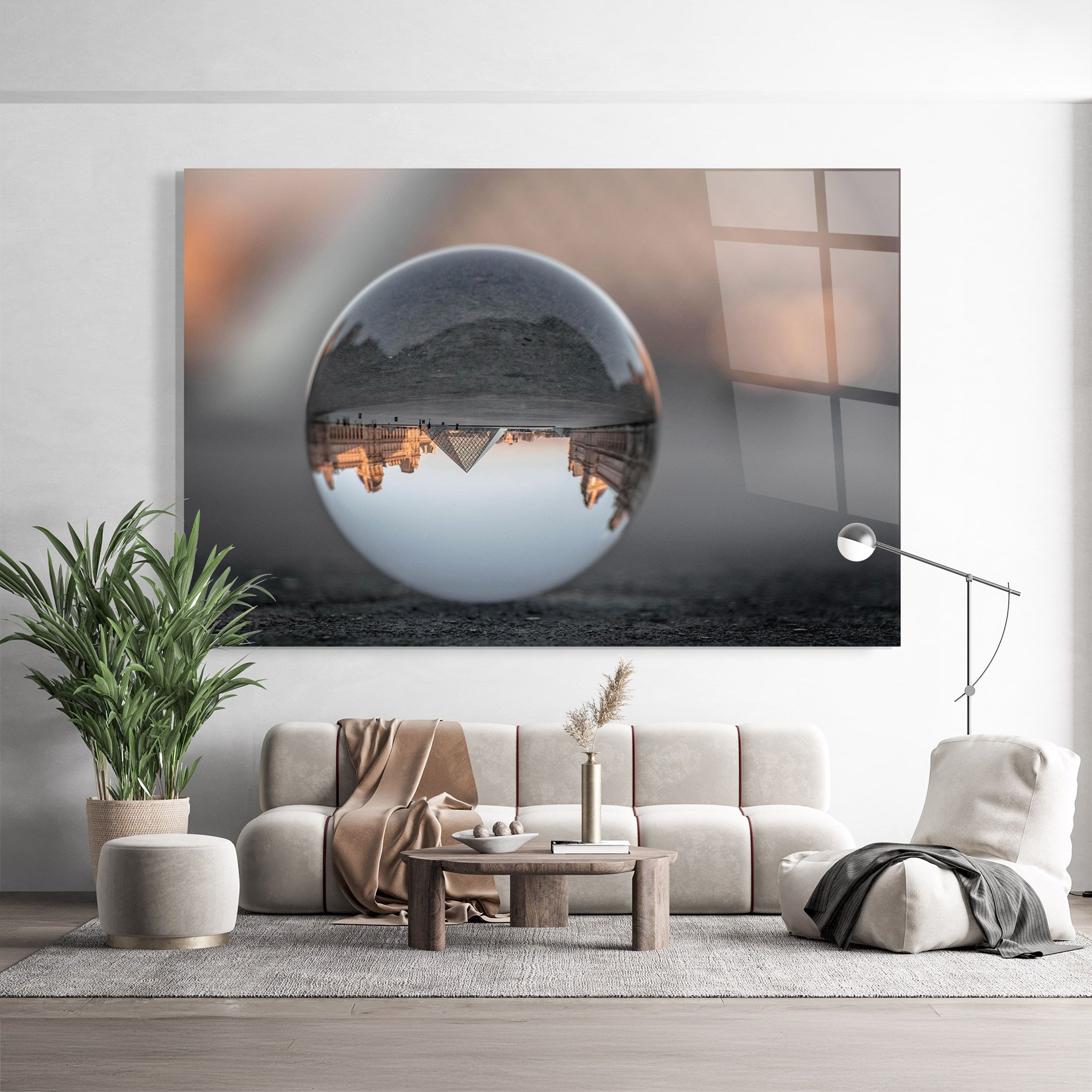 Louvre Museum Ball mockup 9