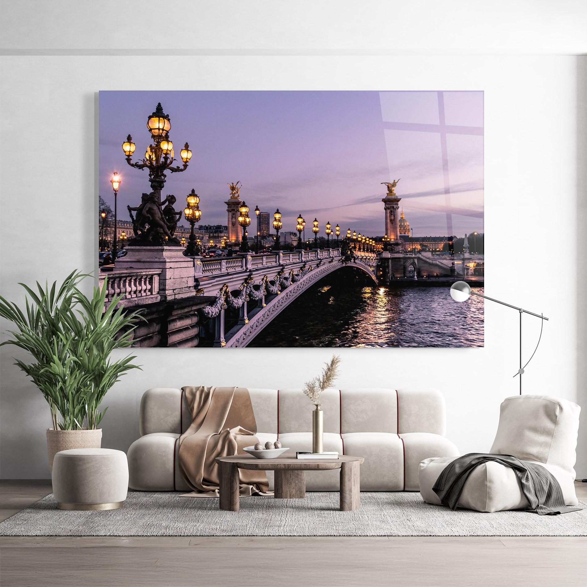 Glasbild Paris Bidge mockup 9