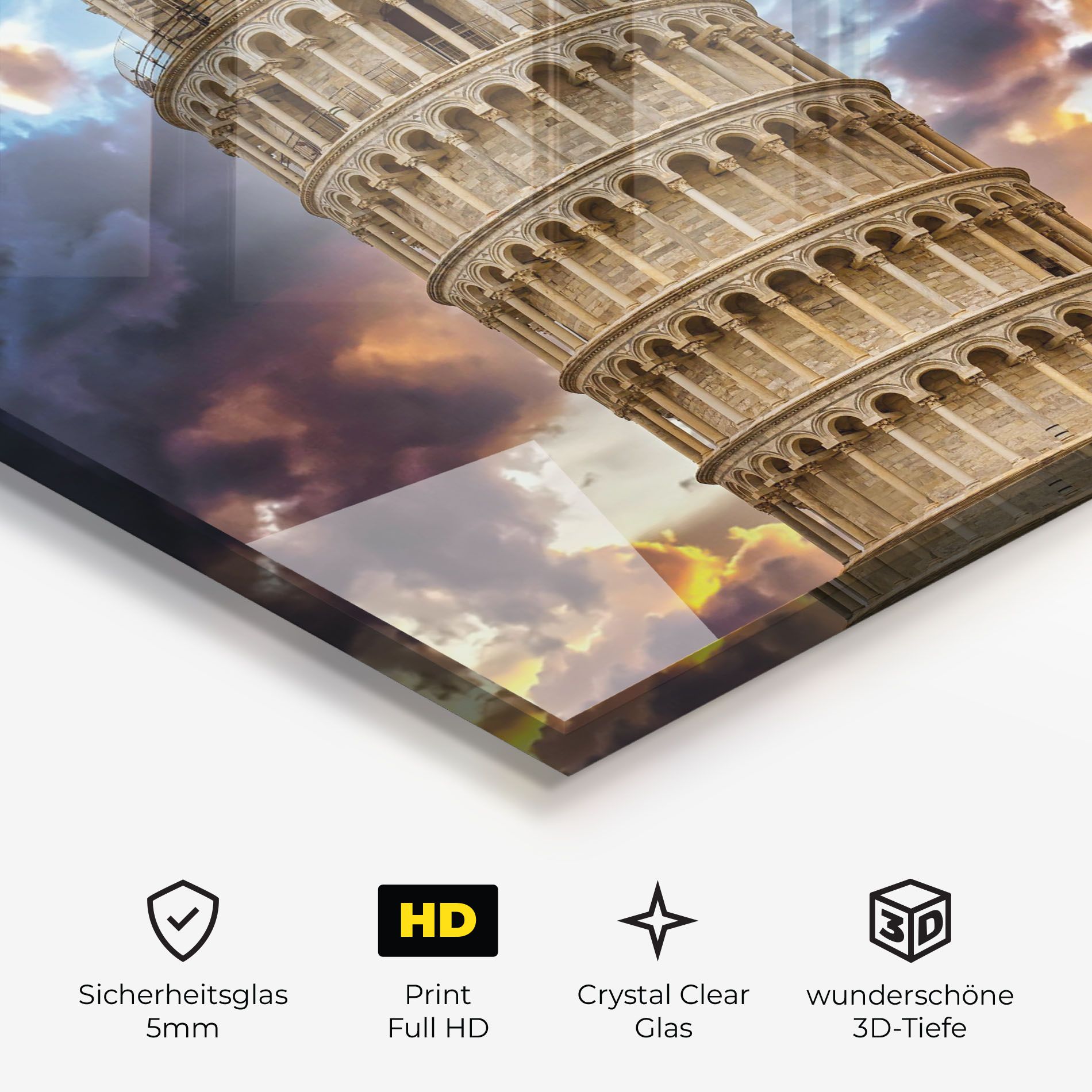 Tower Of Pisa Sunset mockup 3