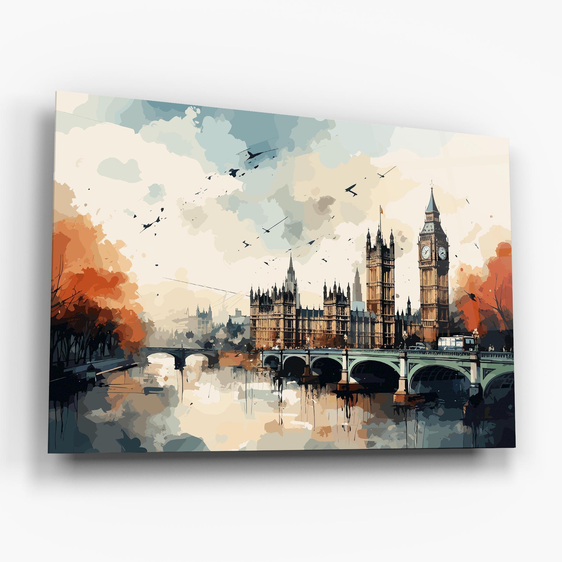 Glasbild England Art mockup 6