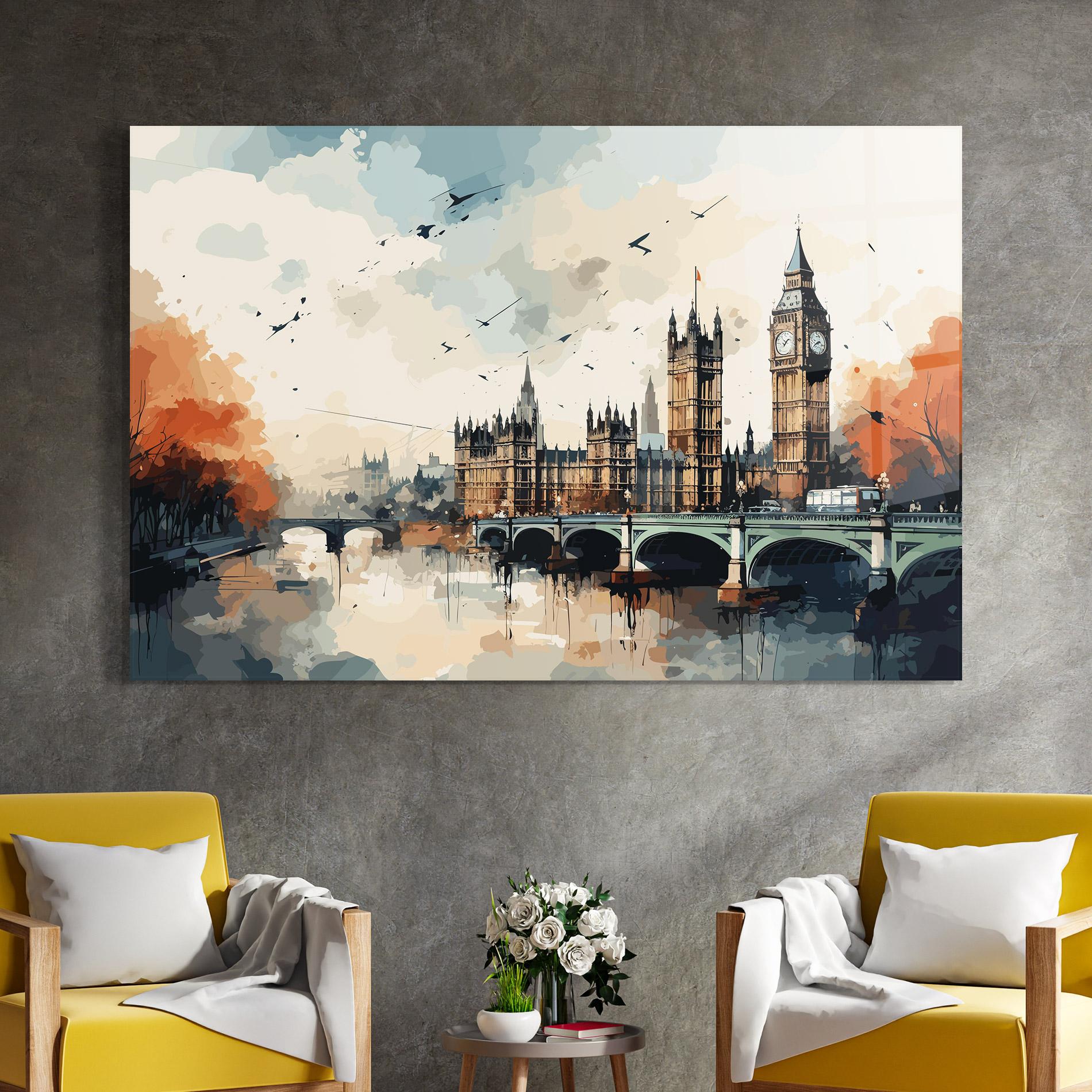 Glasbild England Art mockup 4