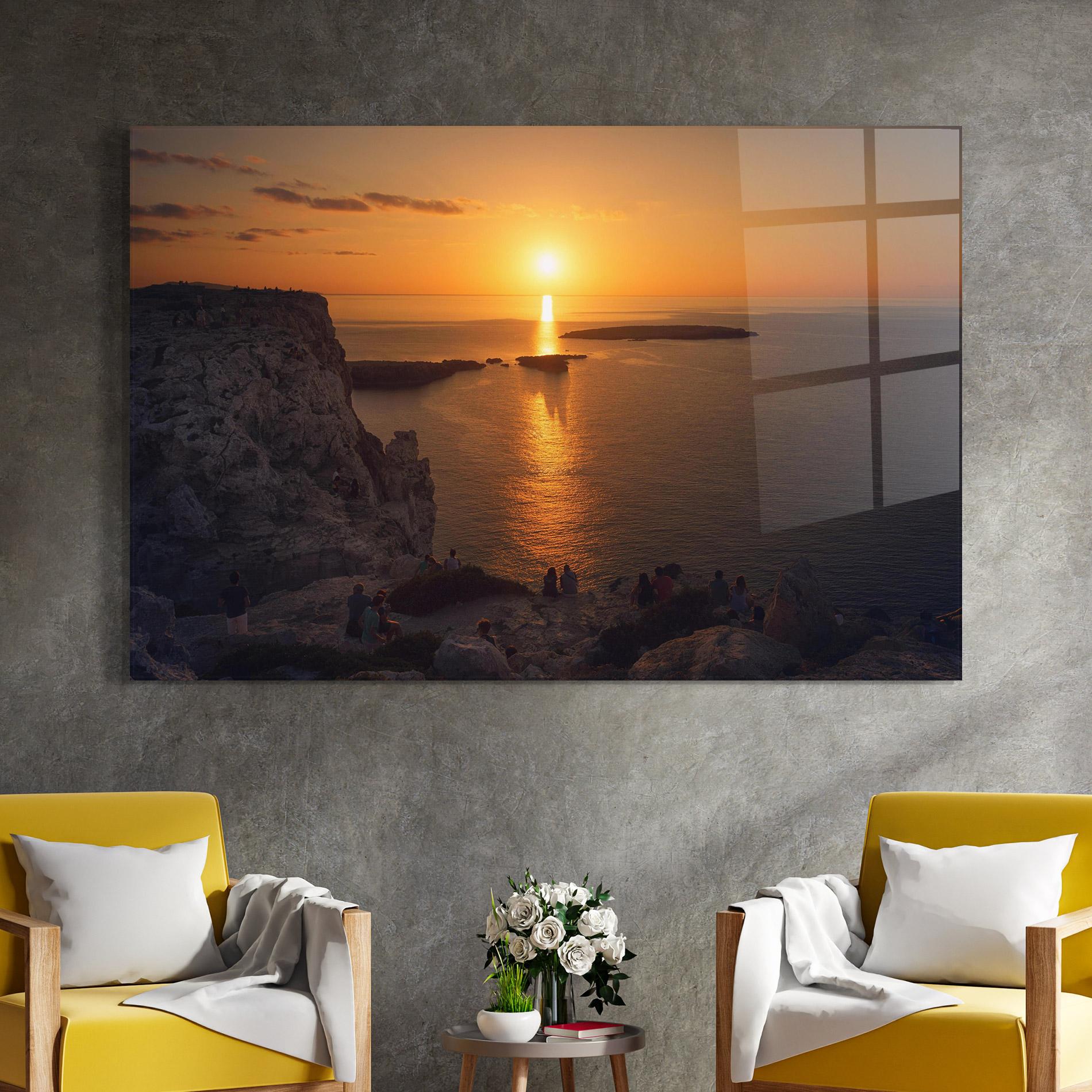 Glasbild Menorca mockup 4