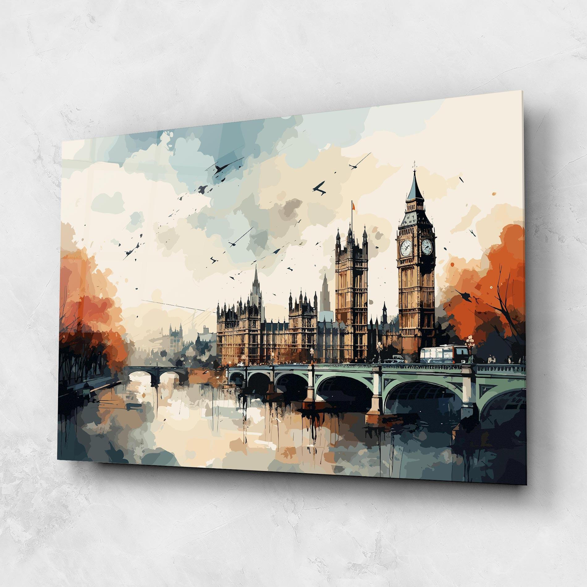 Glasbild England Art mockup 1