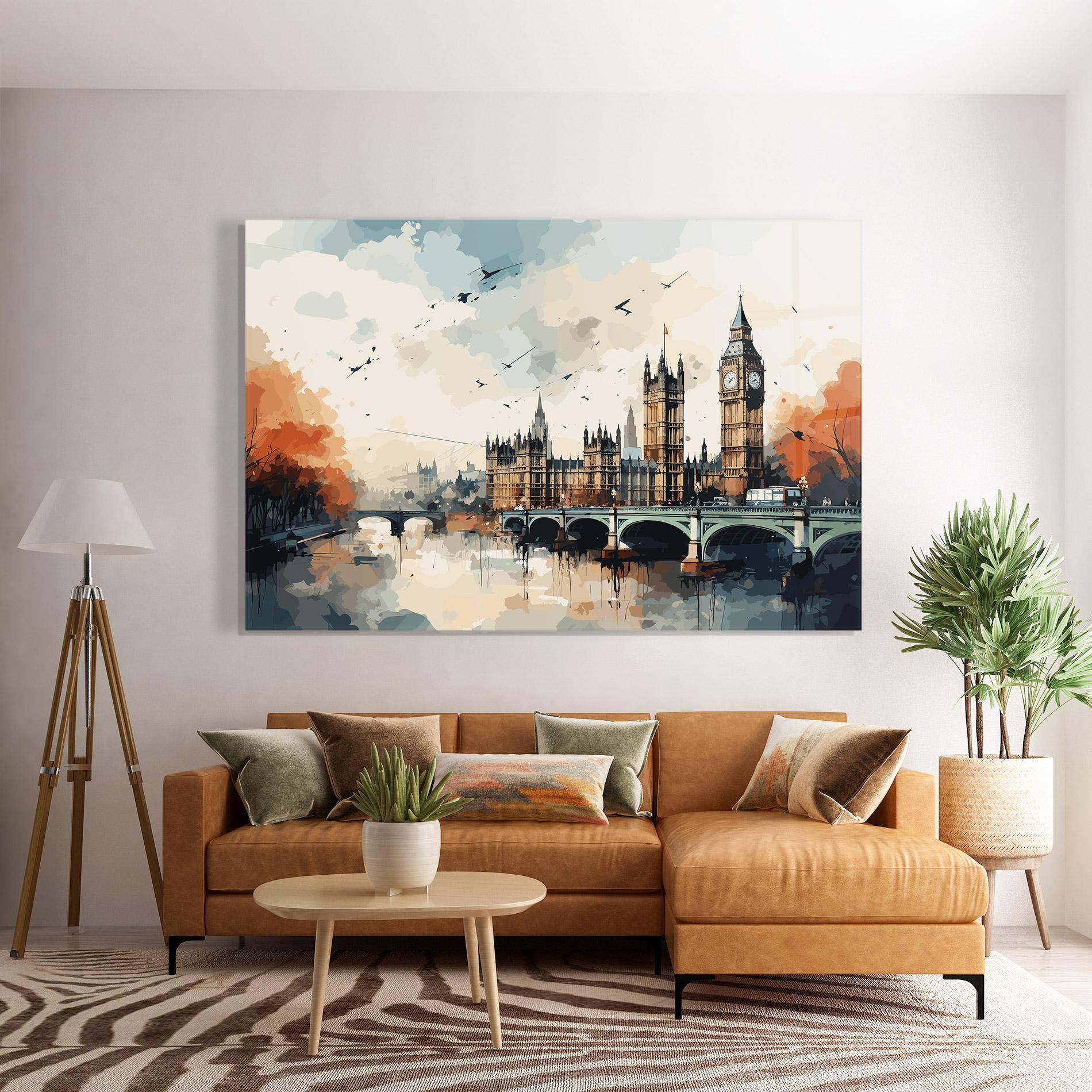 Glasbild England Art mockup 7