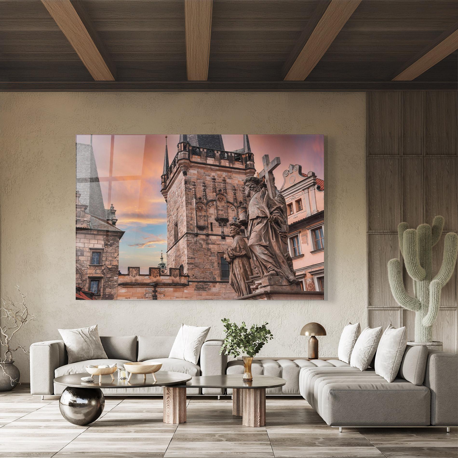 Glasbild Charles Bridge mockup 8
