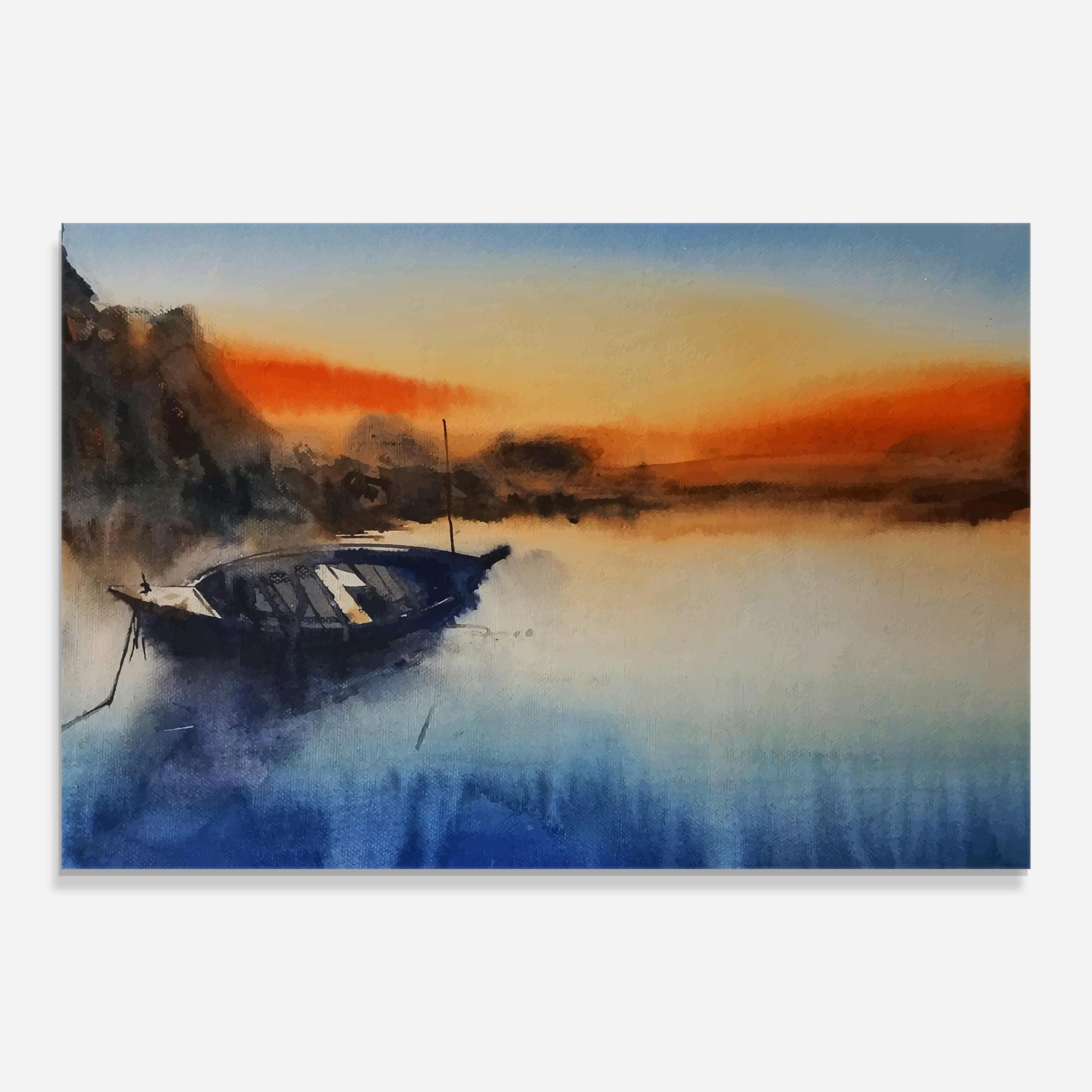 Boat Sunset mockup 0