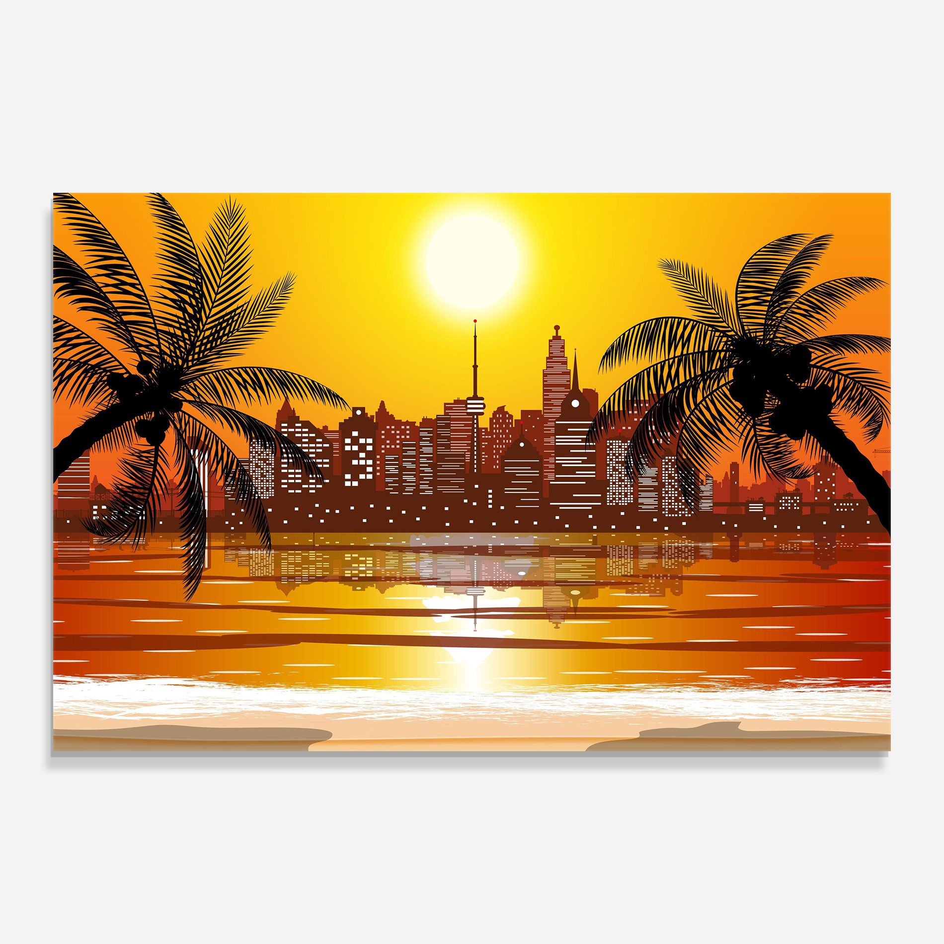 City Sunrise View mockup 0