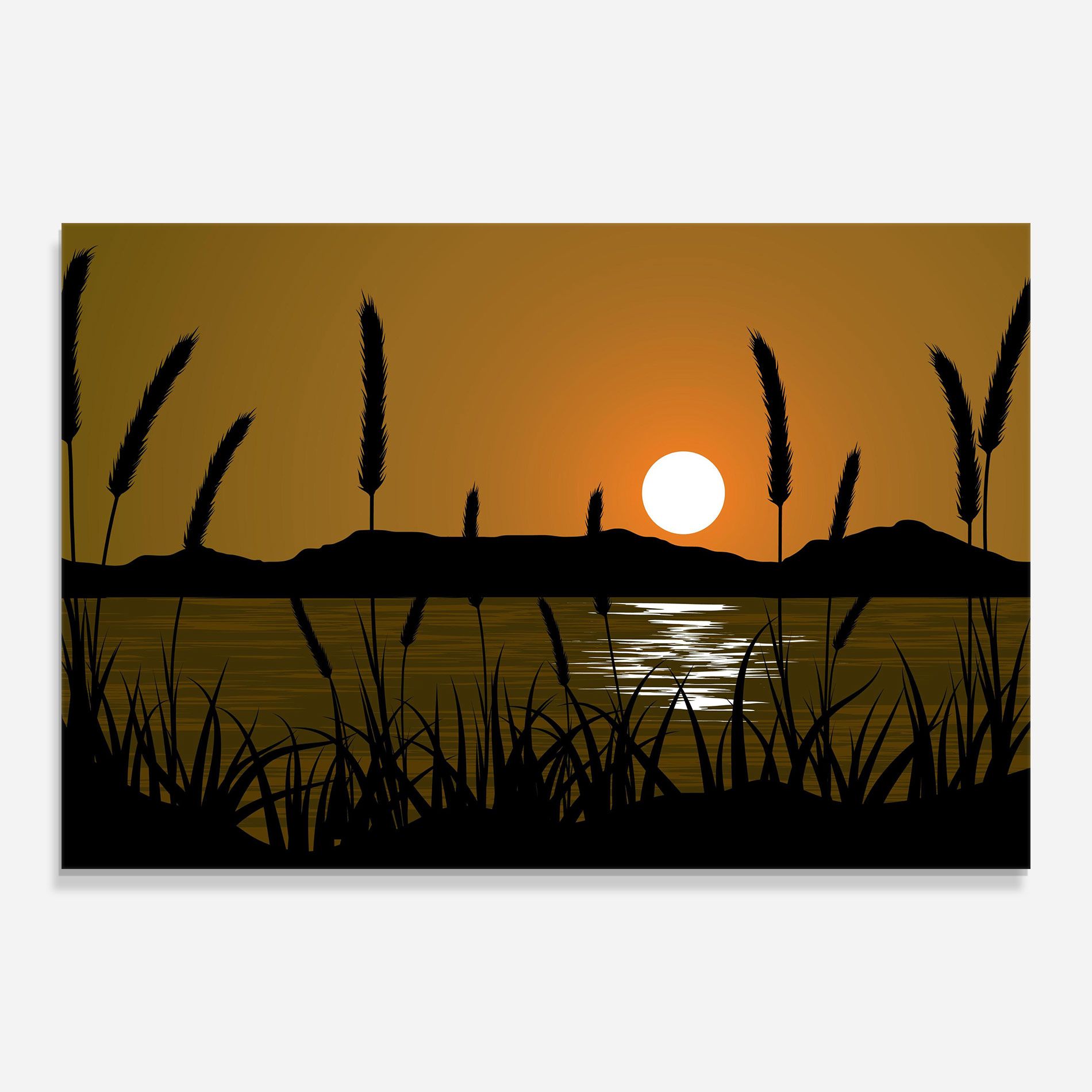Orange Brown Sunset mockup 0