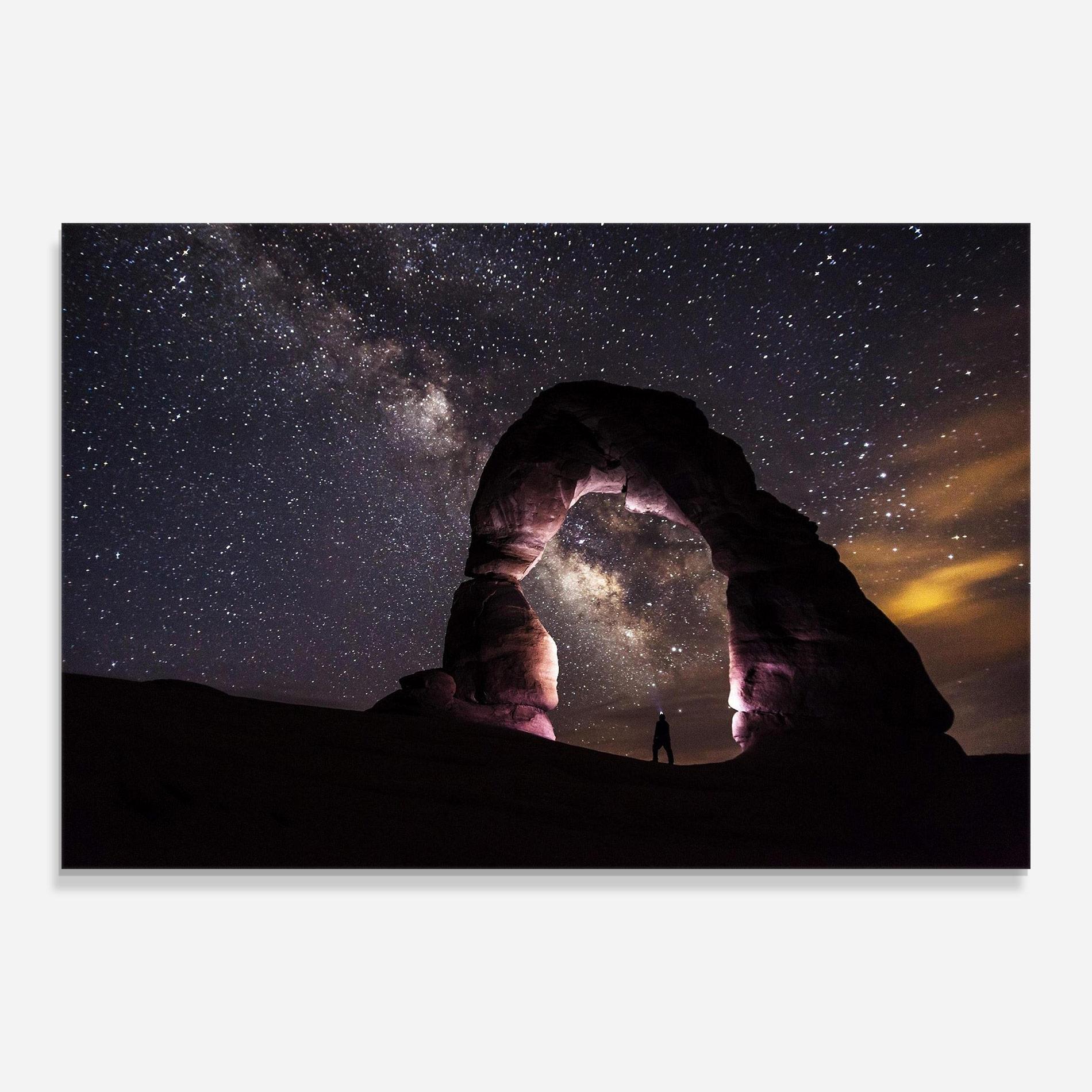 Glasbild Stars Landscape mockup 0