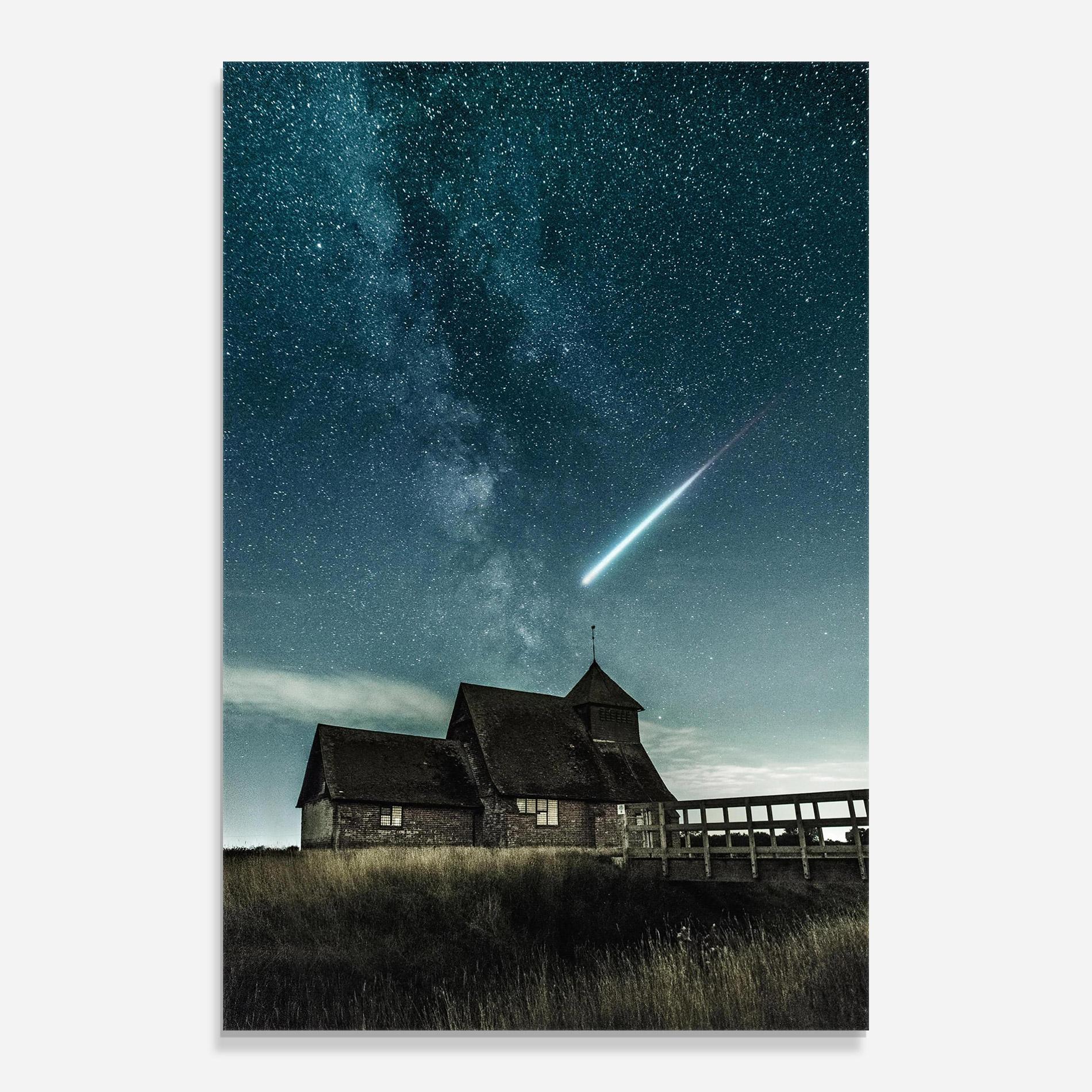 Glasbild Falling Star mockup 0