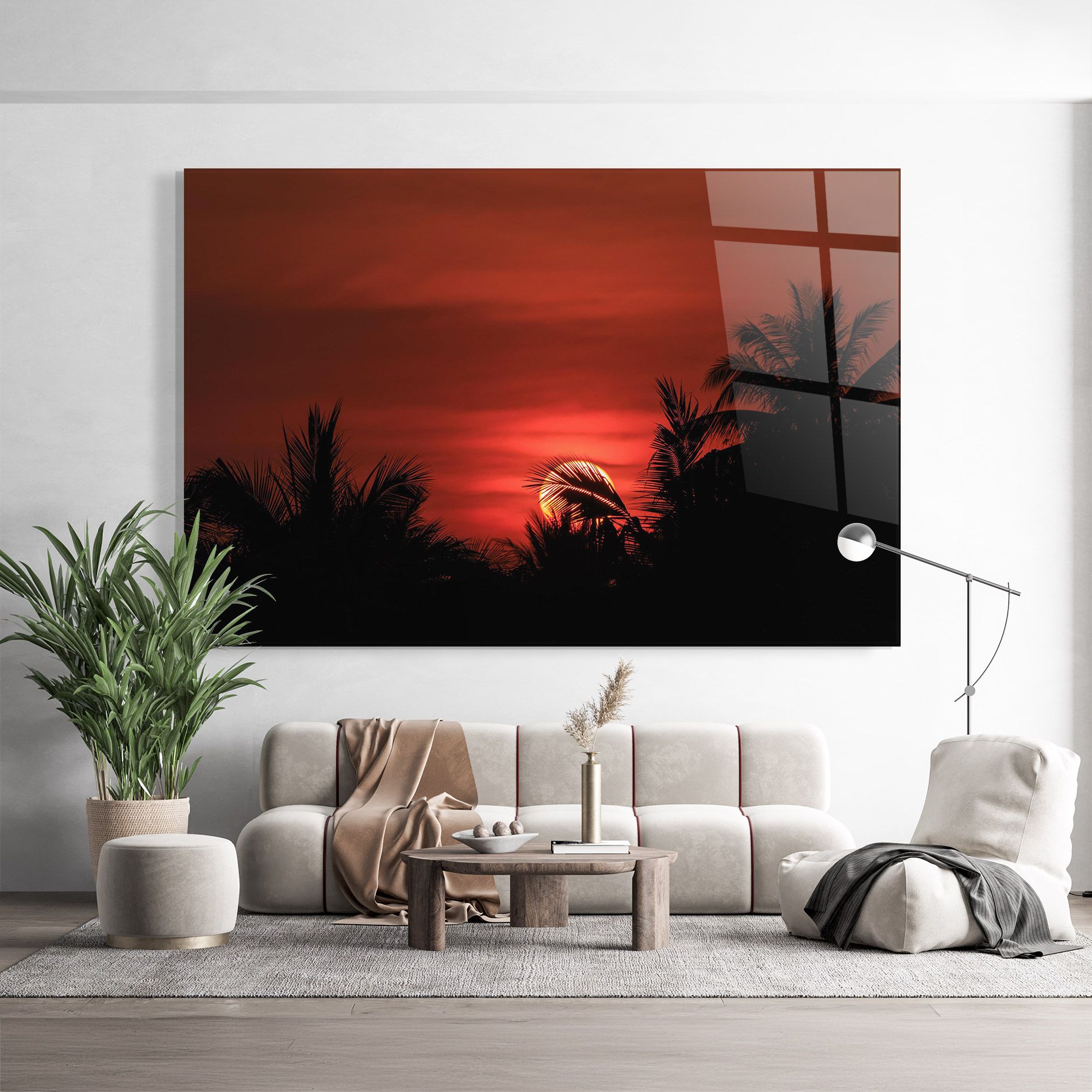 Coconuts Tree Sunset mockup 9
