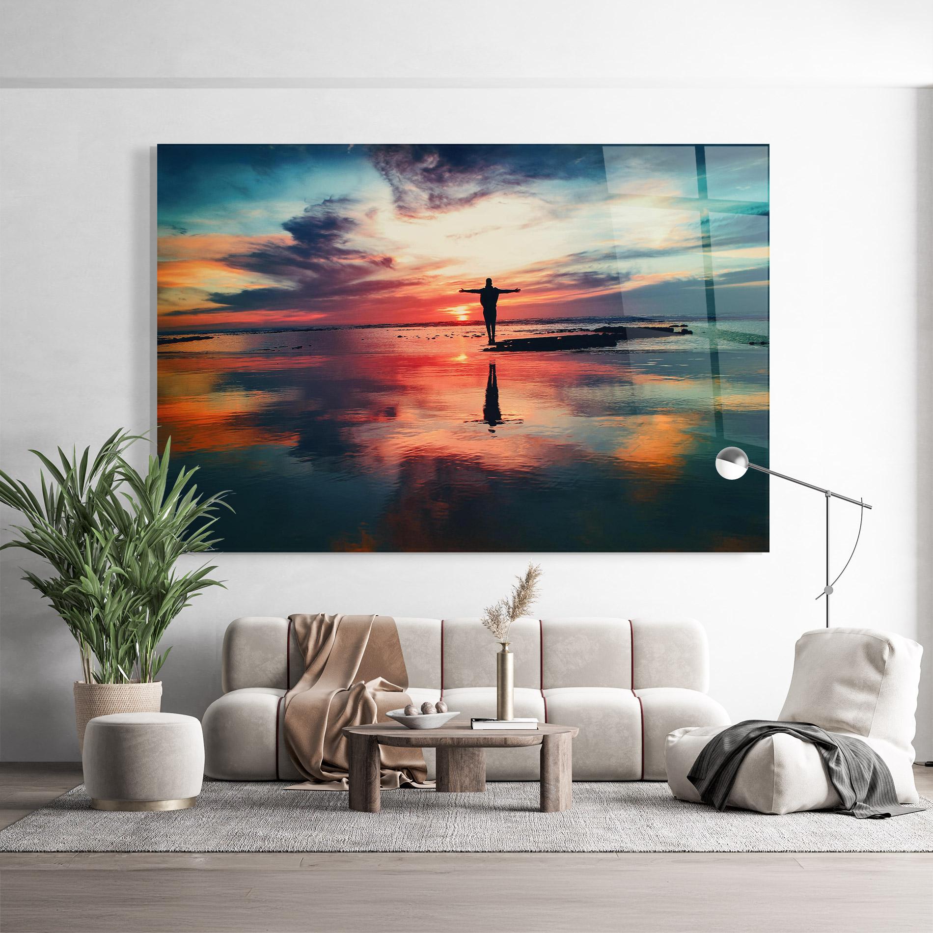 Glasbild Freedom Feeling mockup 9