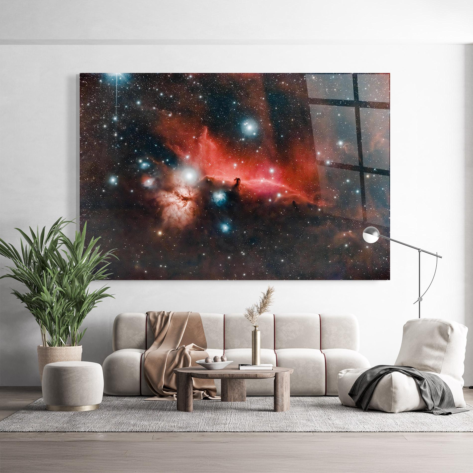 Glasbild Galactic Abstract mockup 9