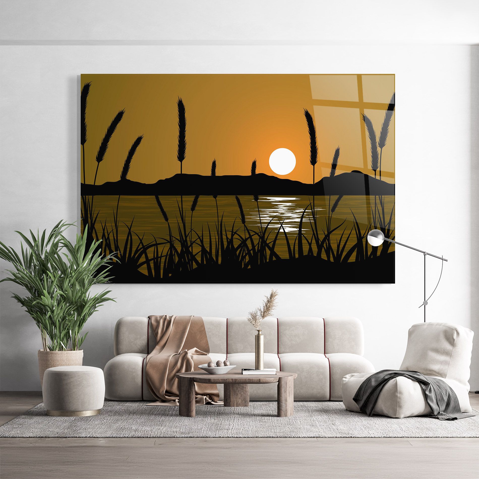Orange Brown Sunset mockup 9