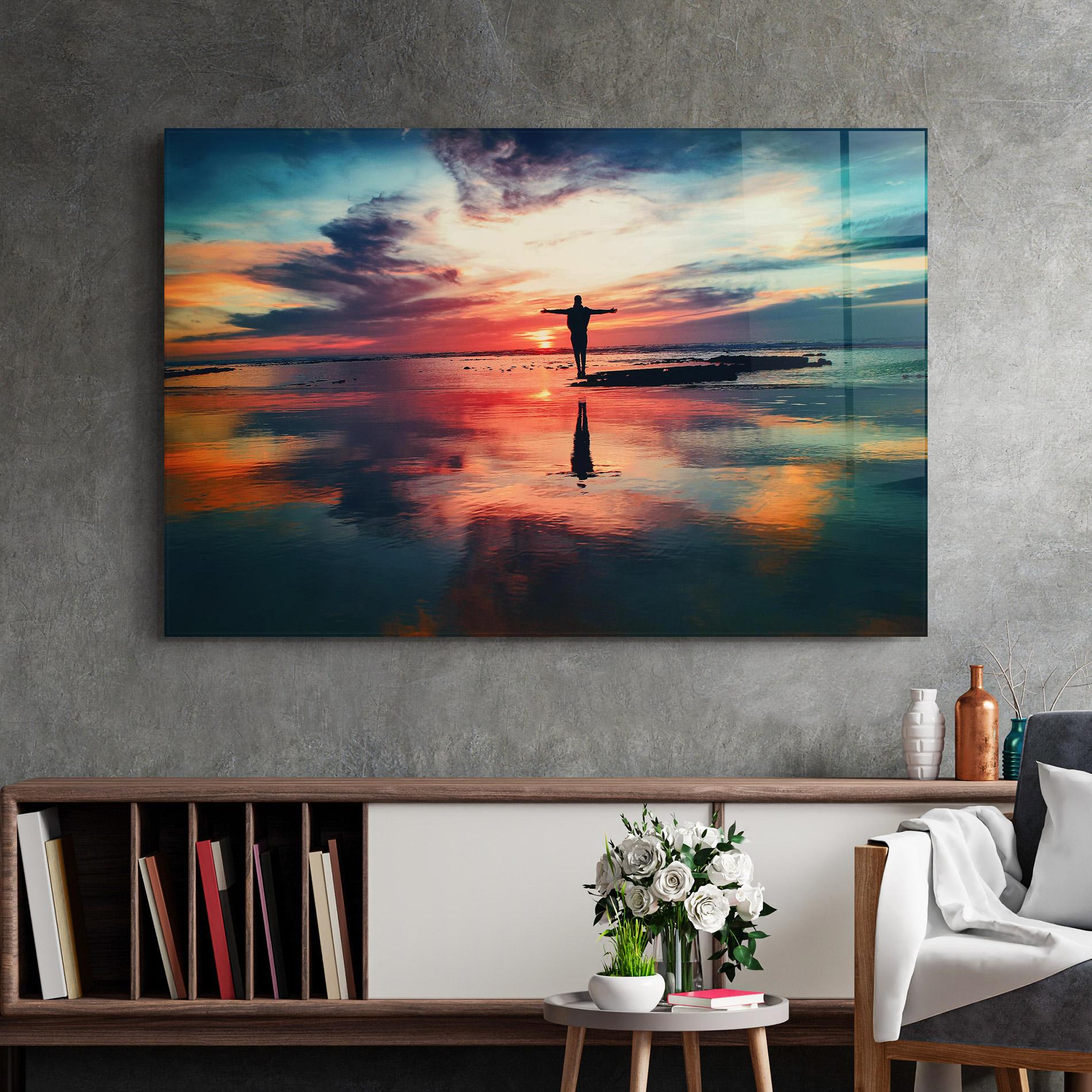 Glasbild Freedom Feeling mockup 2