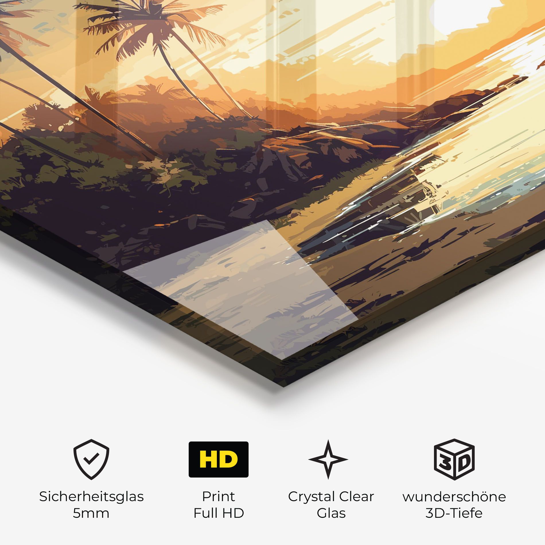 Green Yellow Sunset mockup 3