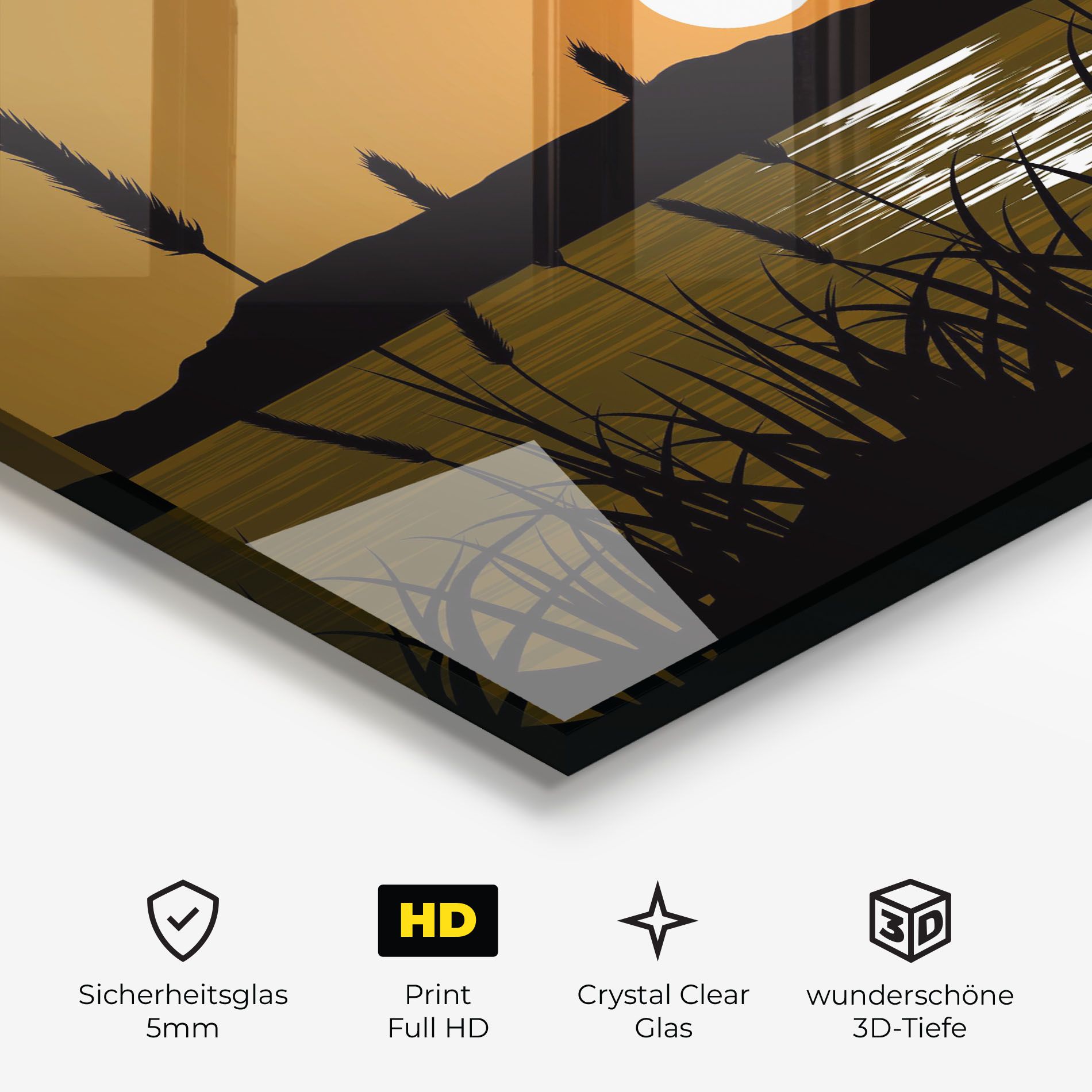 Orange Brown Sunset mockup 3