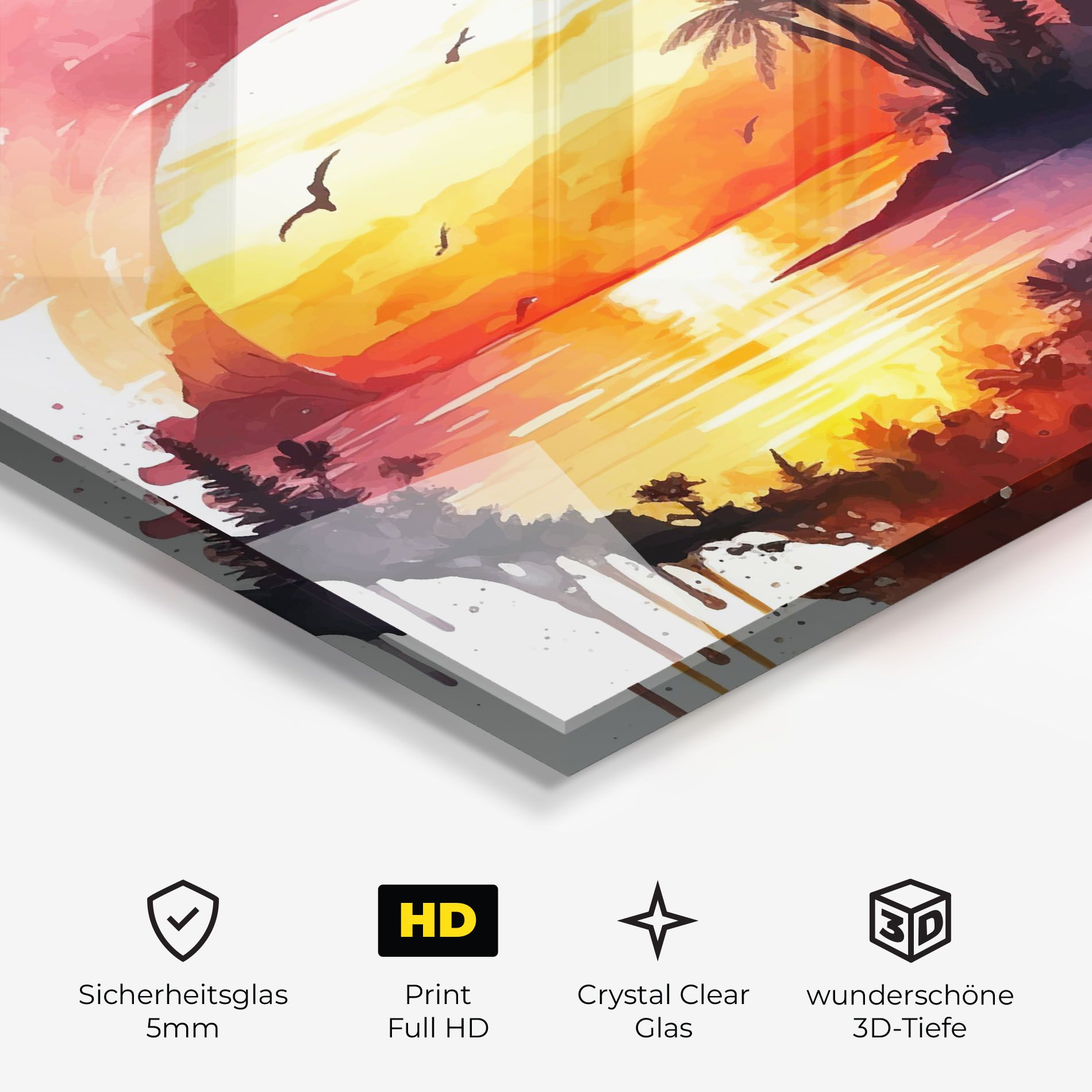 Purple Sunset Art mockup 3