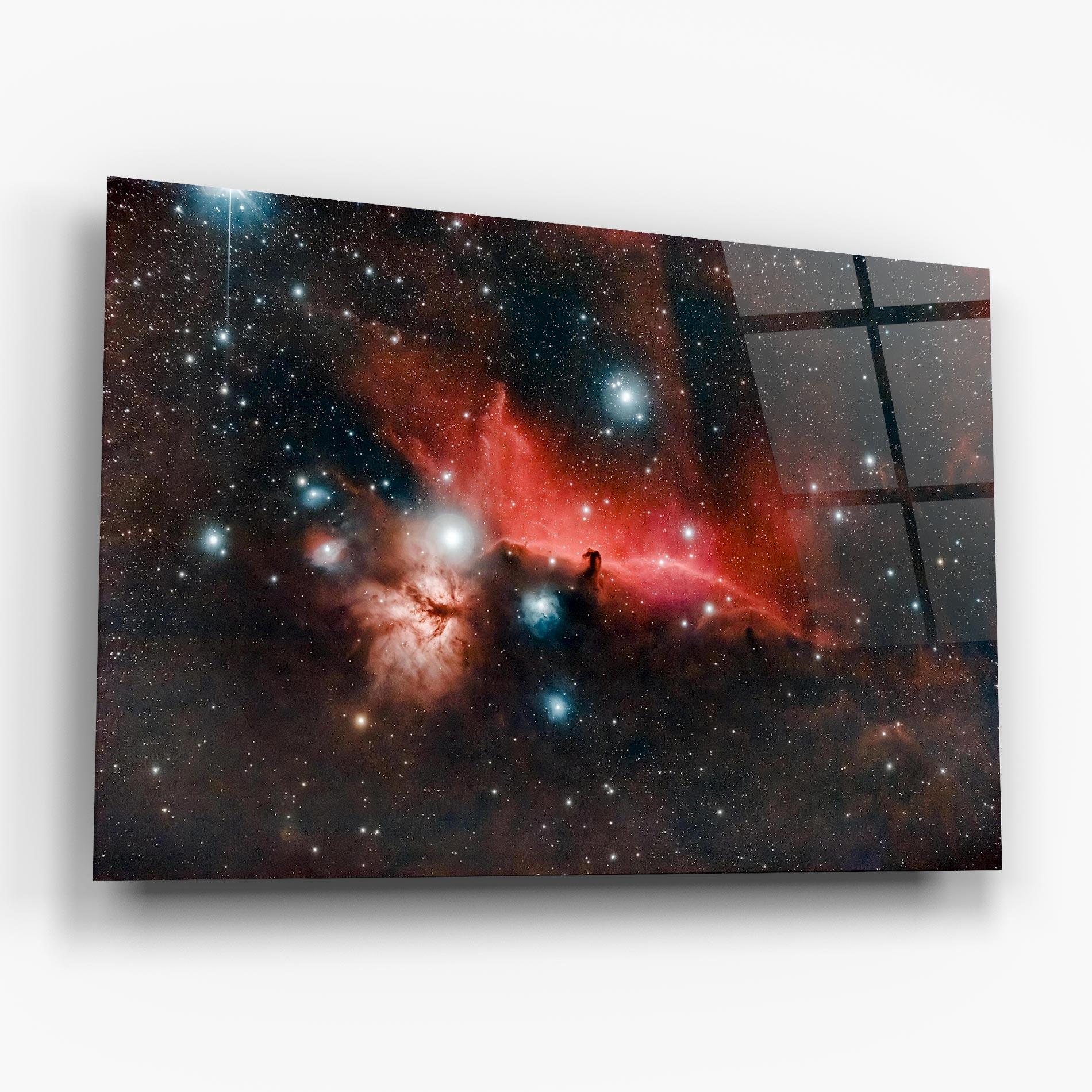 Glasbild Galactic Abstract mockup 6