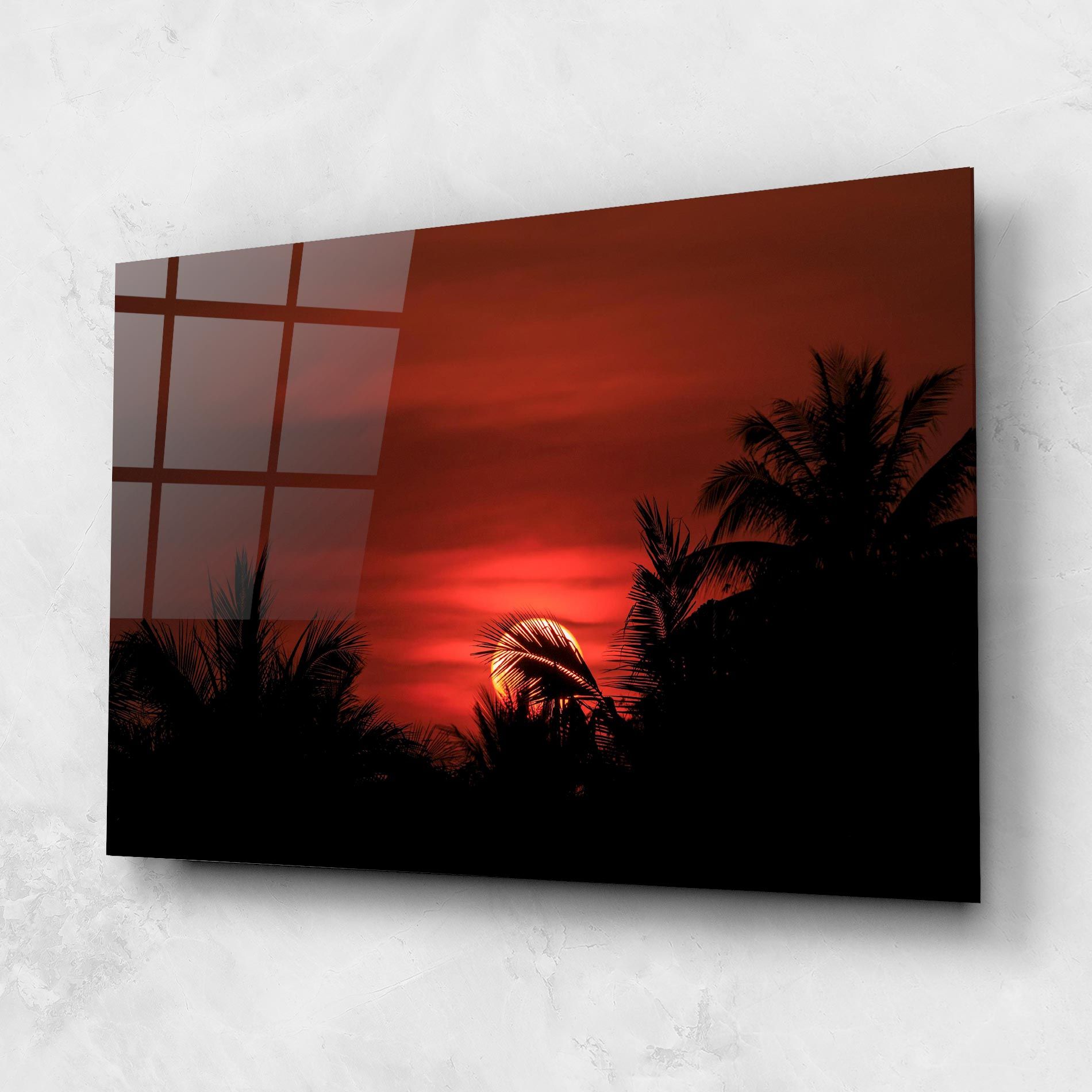 Coconuts Tree Sunset mockup 1