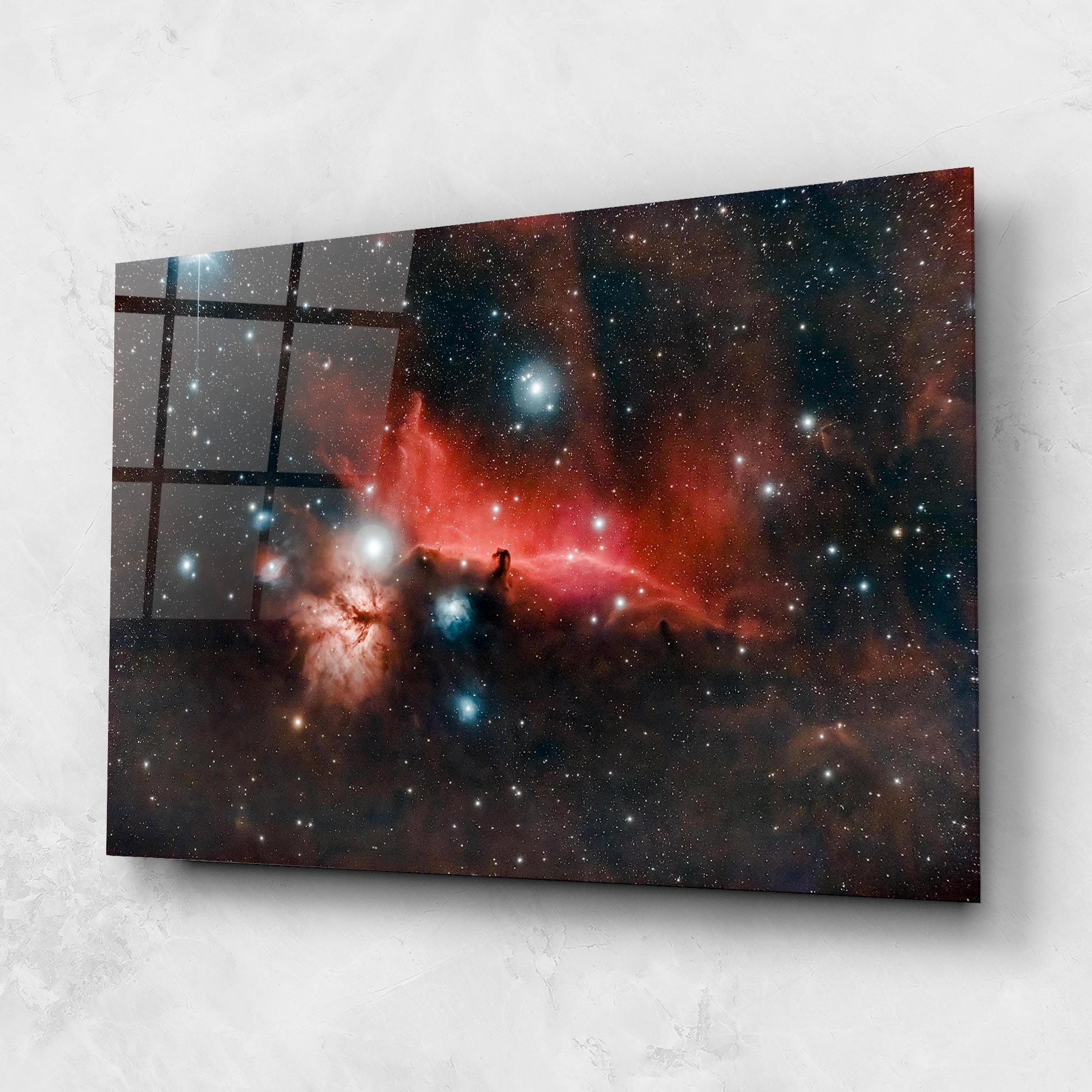 Glasbild Galactic Abstract mockup 1
