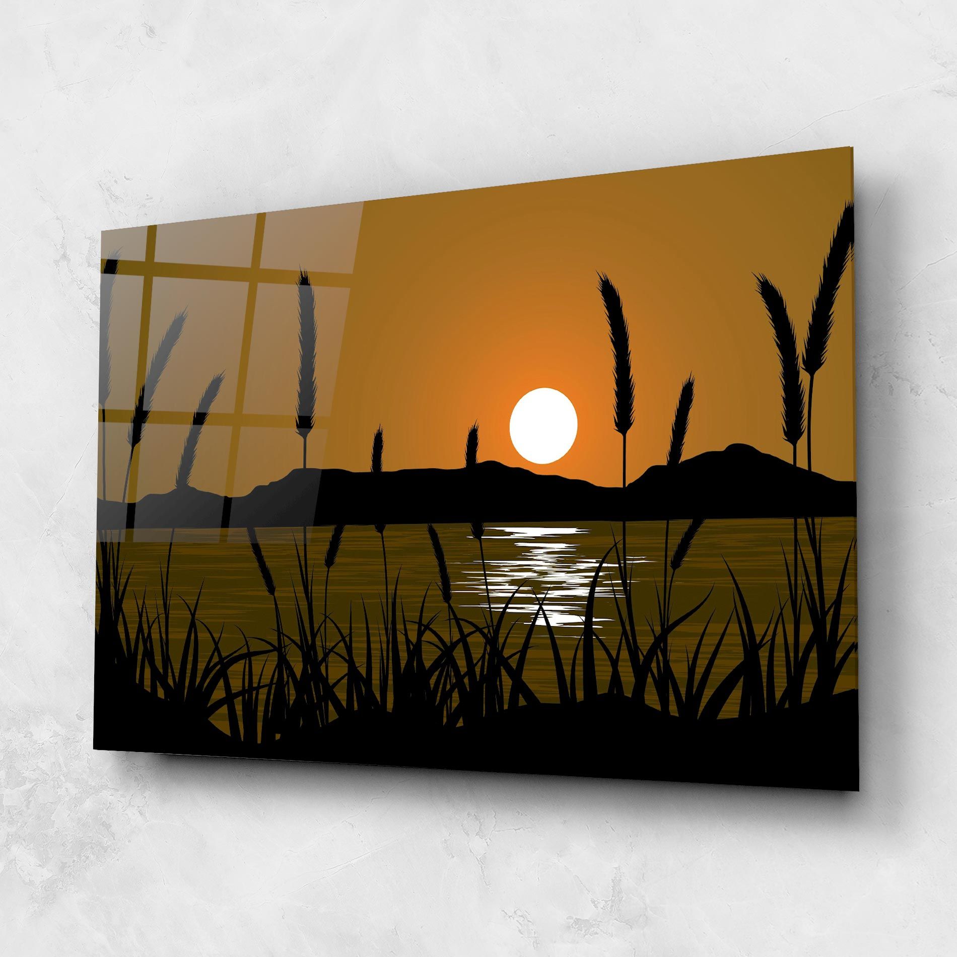 Orange Brown Sunset mockup 1