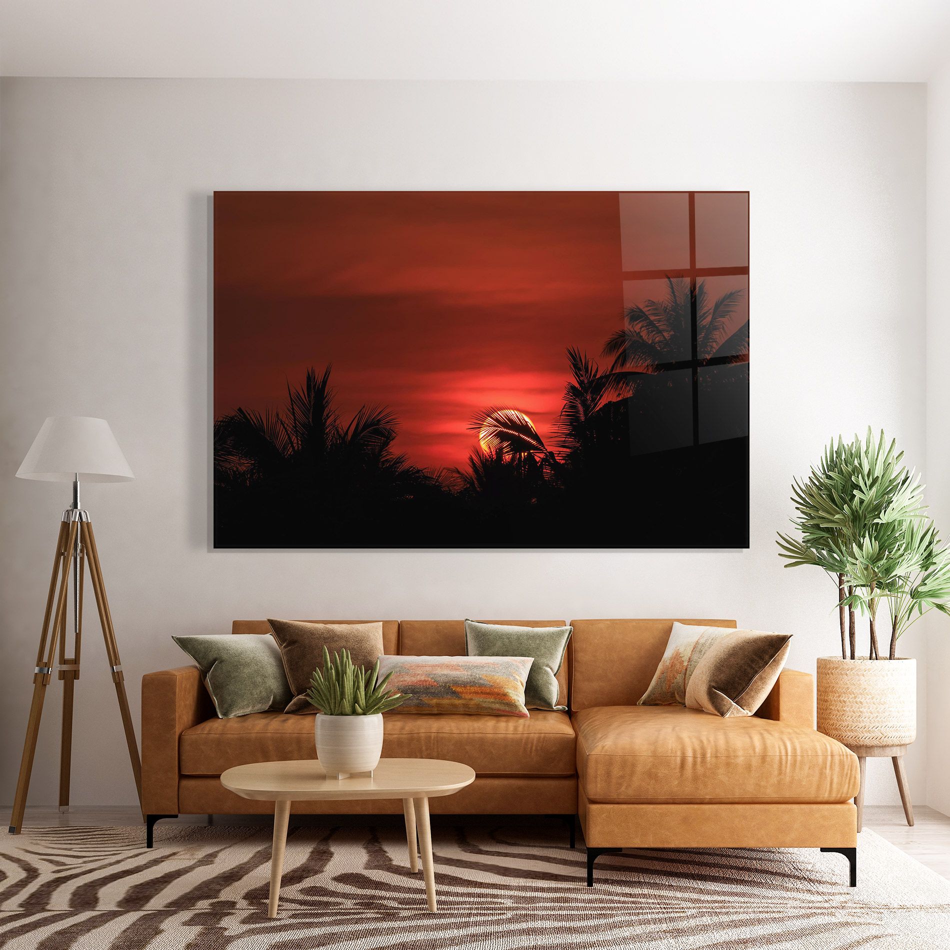 Coconuts Tree Sunset mockup 7