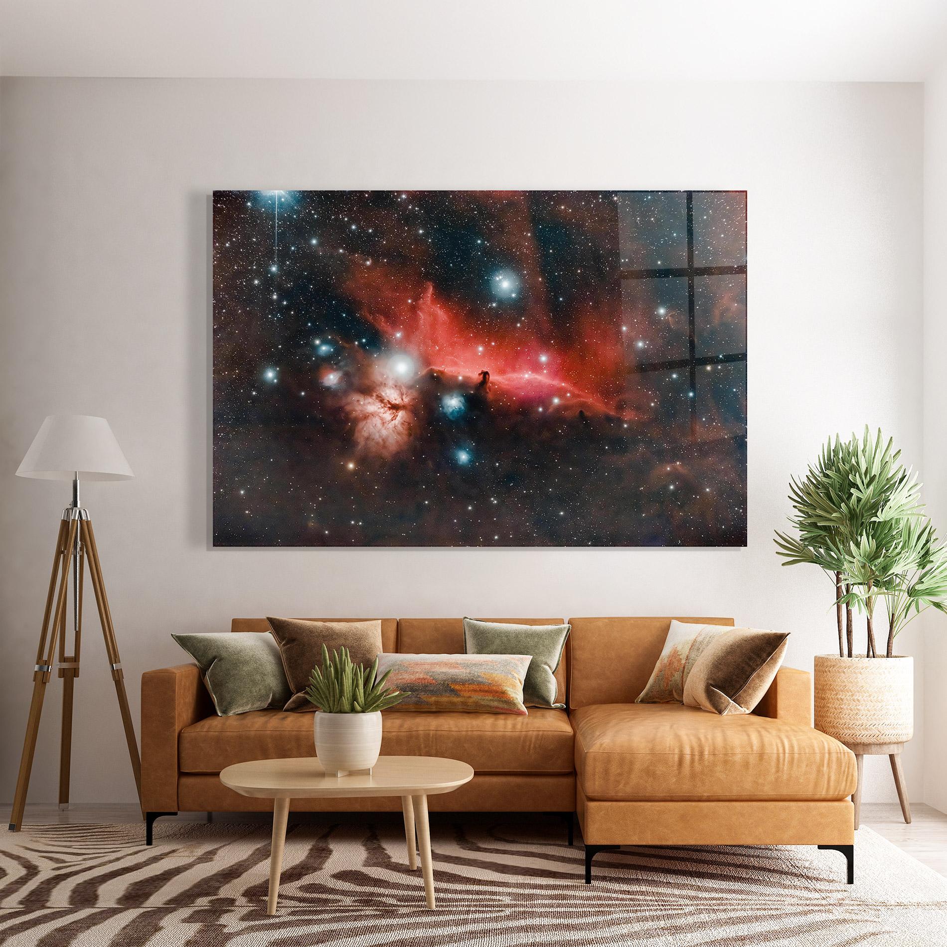 Glasbild Galactic Abstract mockup 7