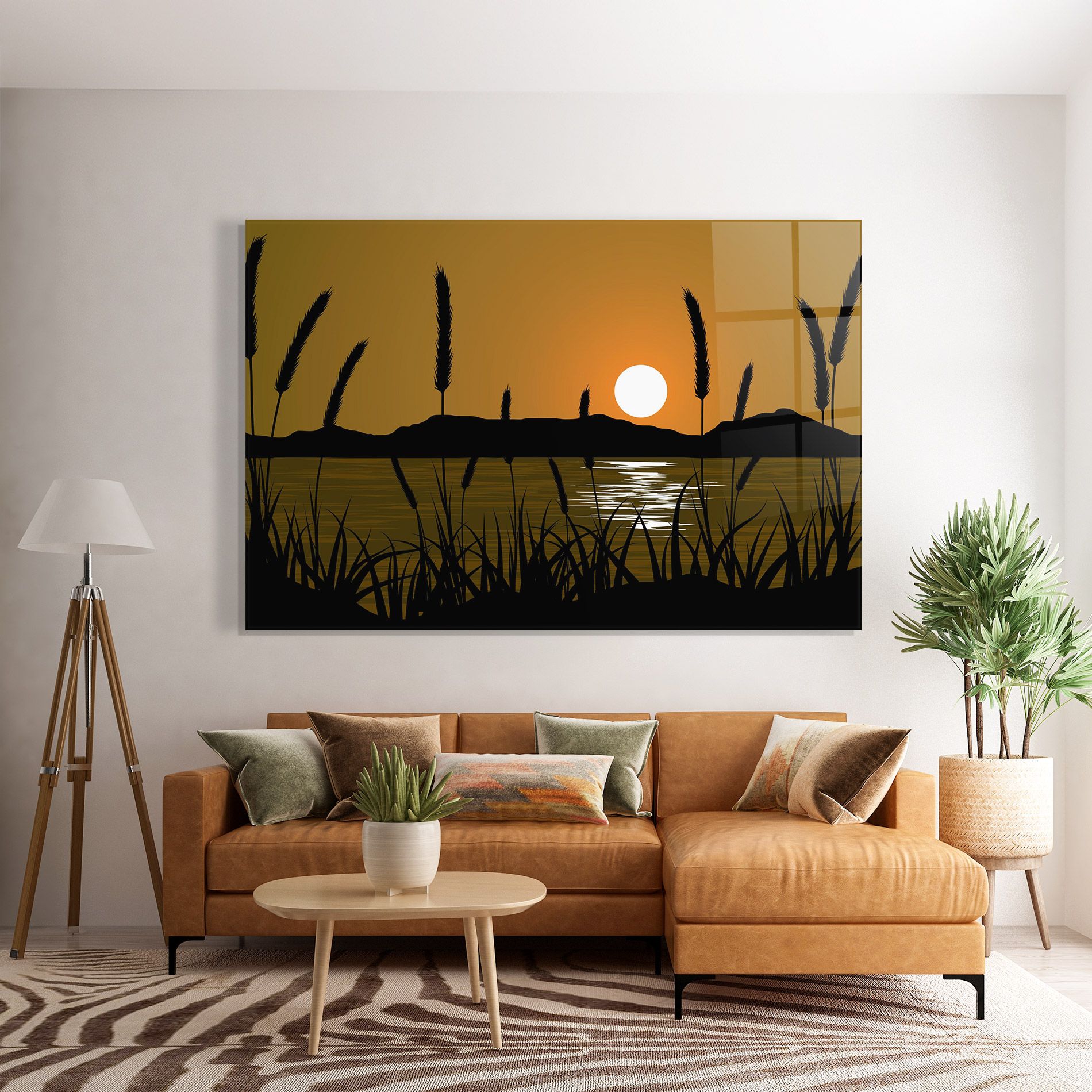 Orange Brown Sunset mockup 7